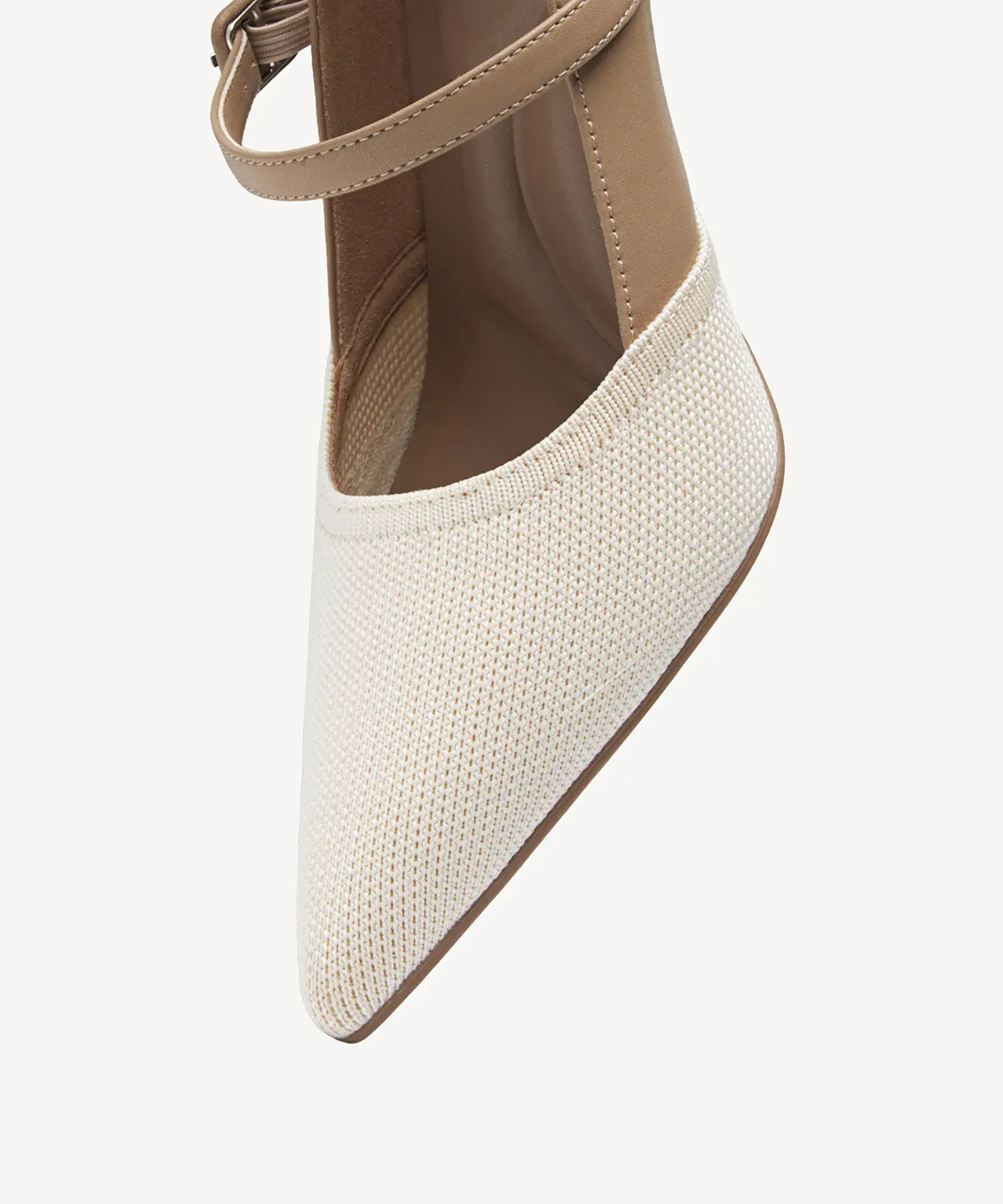 Bicolor Grace Pointed Toe Heeled Pump - Image 4