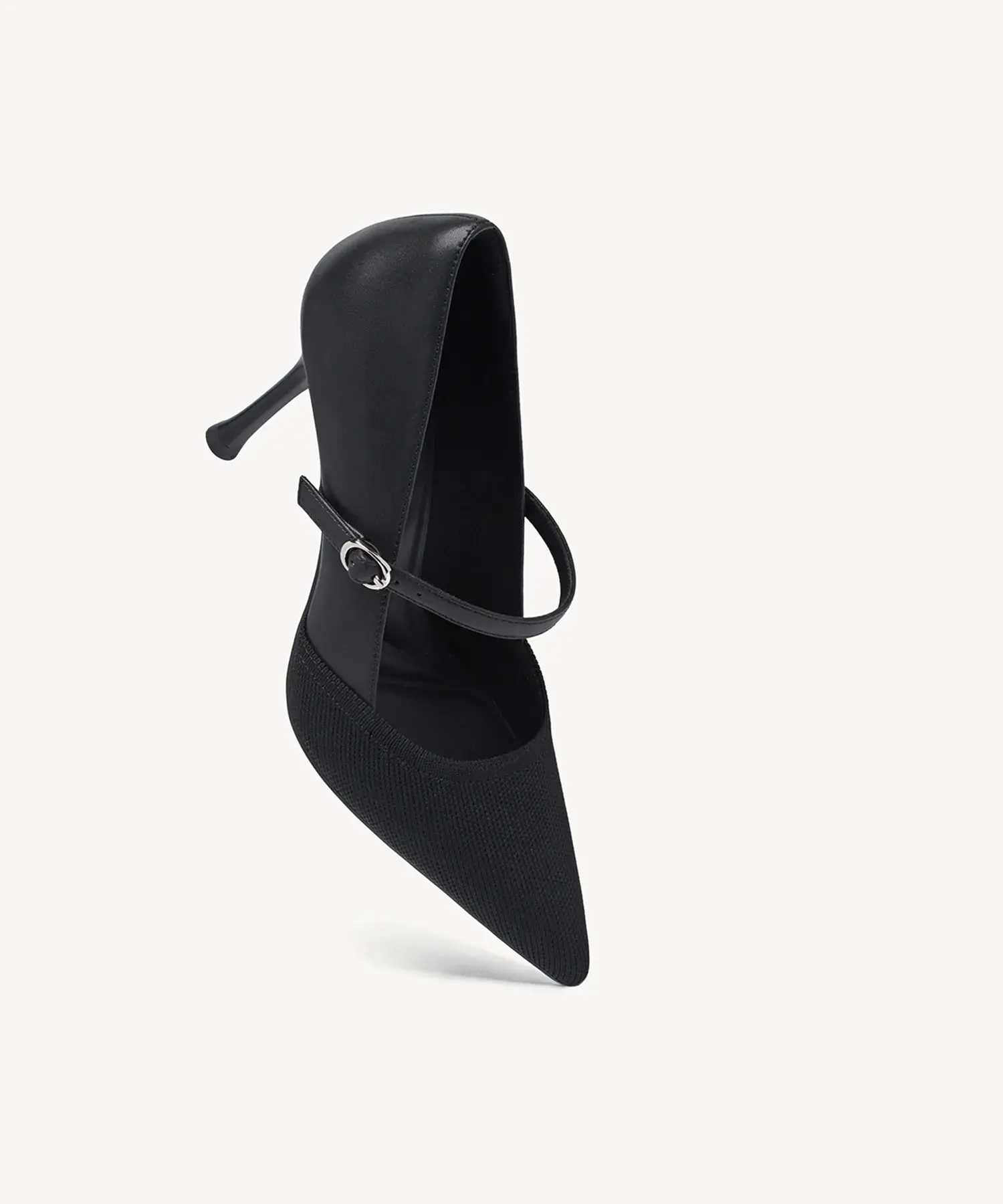 Bicolor Grace Pointed Toe Heeled Pump - Image 9