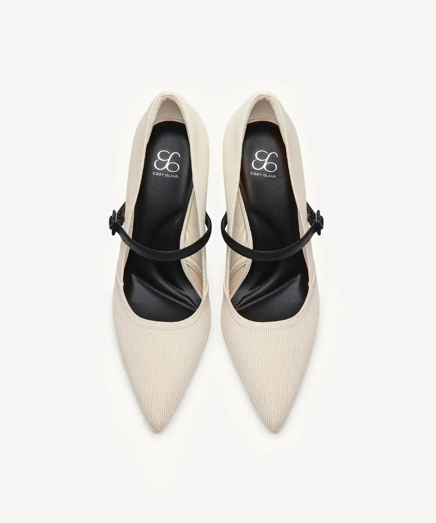 Bicolor Grace Pointed Toe Heeled Pump - Image 14