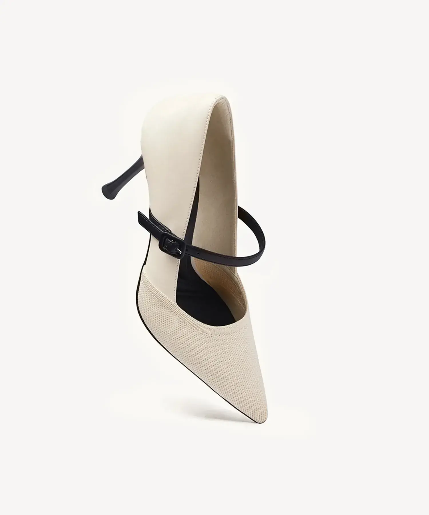 Bicolor Grace Pointed Toe Heeled Pump - Image 15