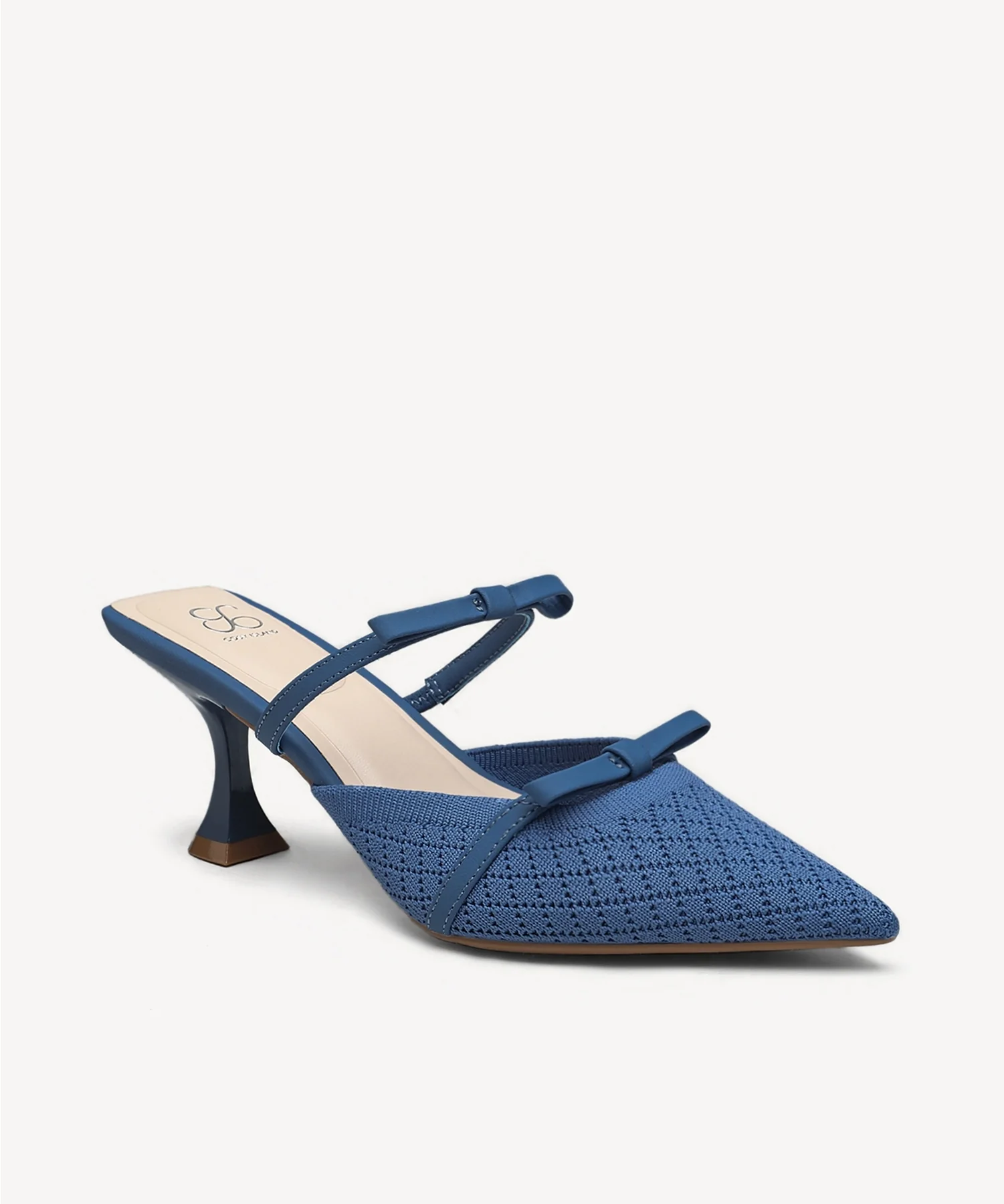 Bowtention Pointed Toe Heeled Mule - Image 22