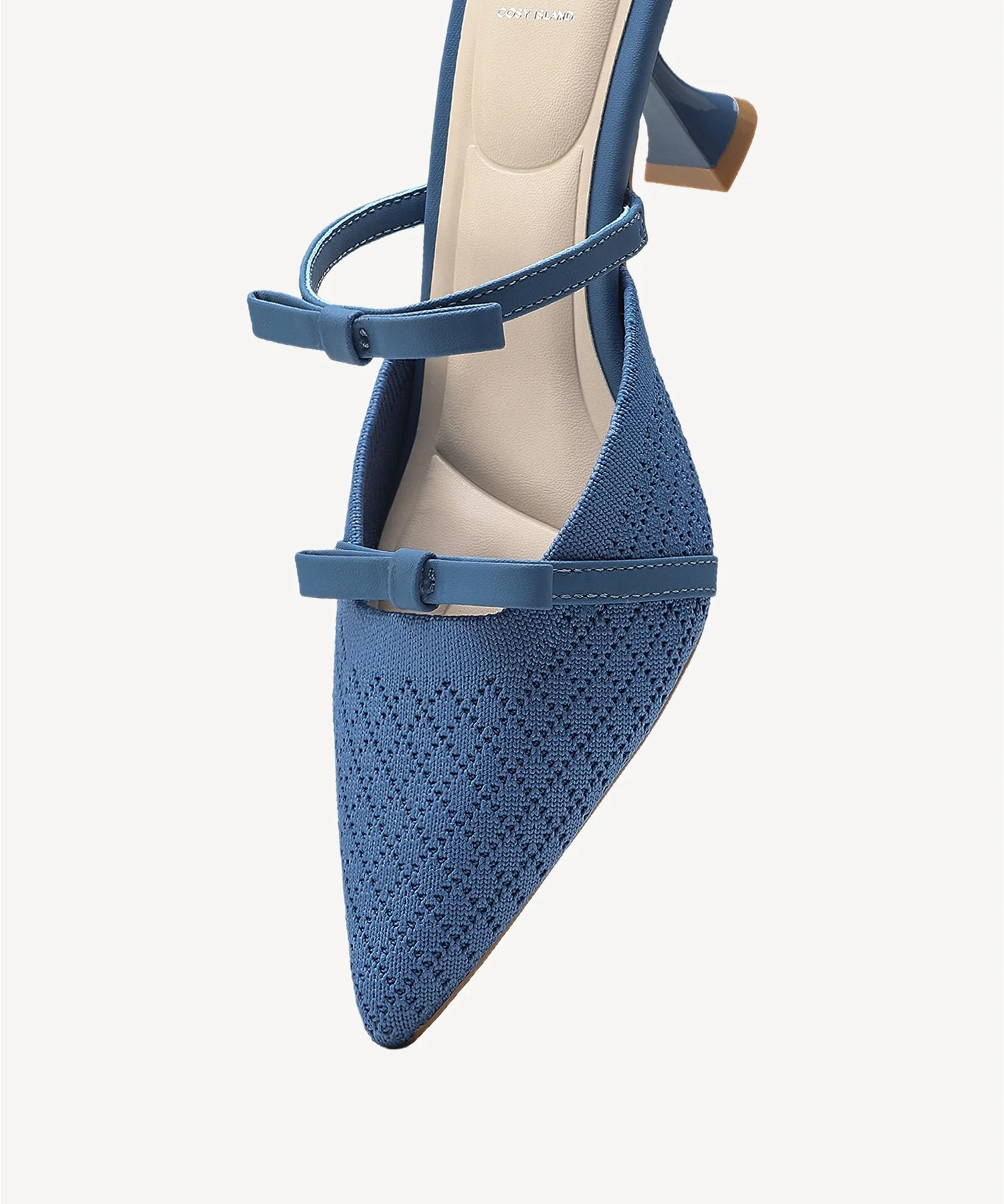 Bowtention Pointed Toe Heeled Mule - Image 26