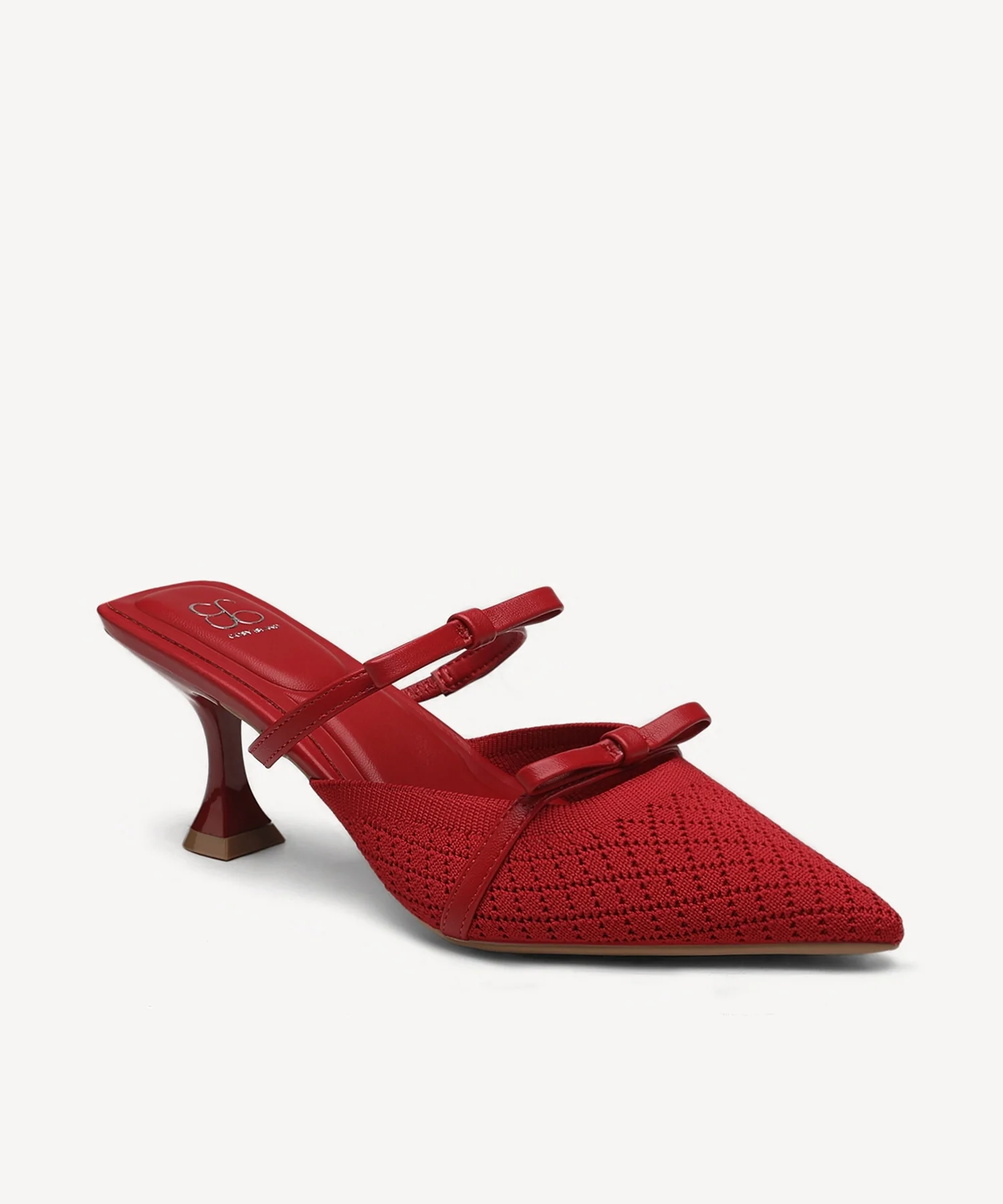 Bowtention Pointed Toe Heeled Mule - Image 43