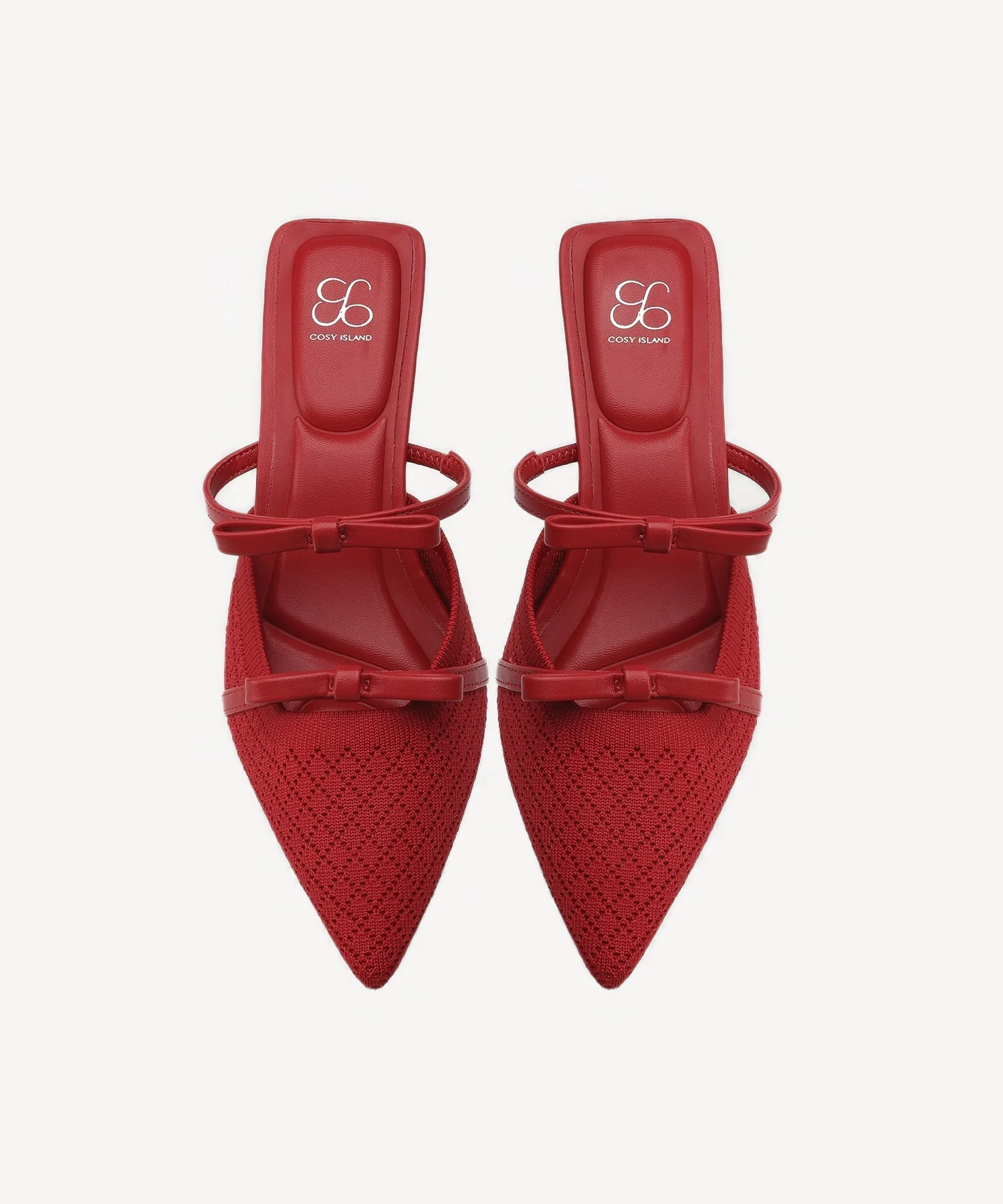 Bowtention Pointed Toe Heeled Mule - Image 44