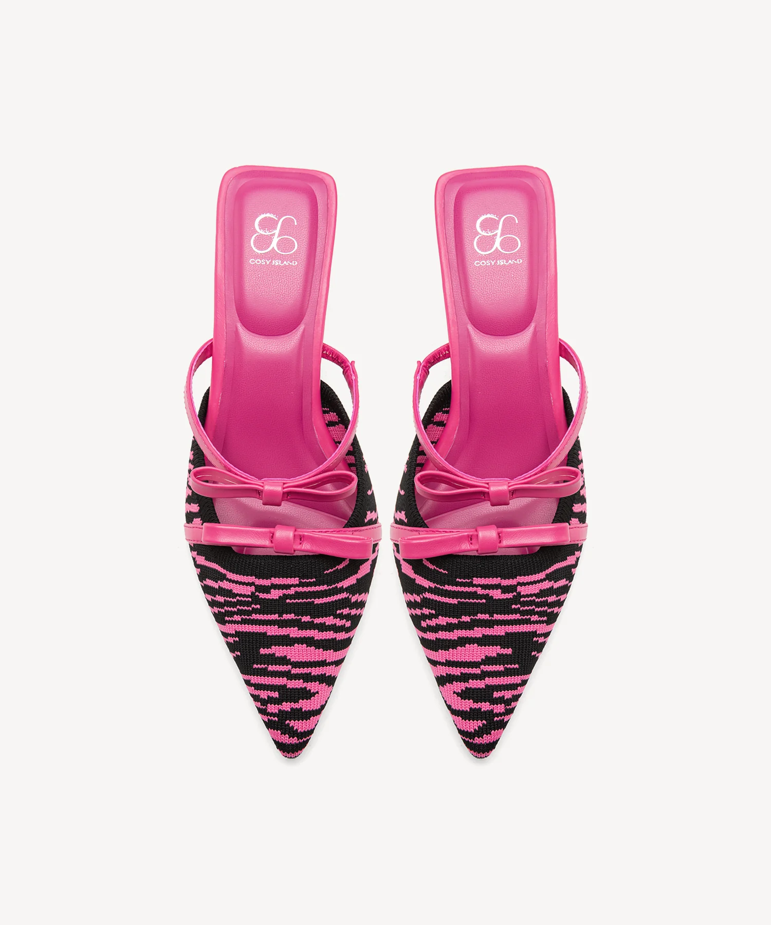 Bowtention Pointed Toe Heeled Mule - Image 14