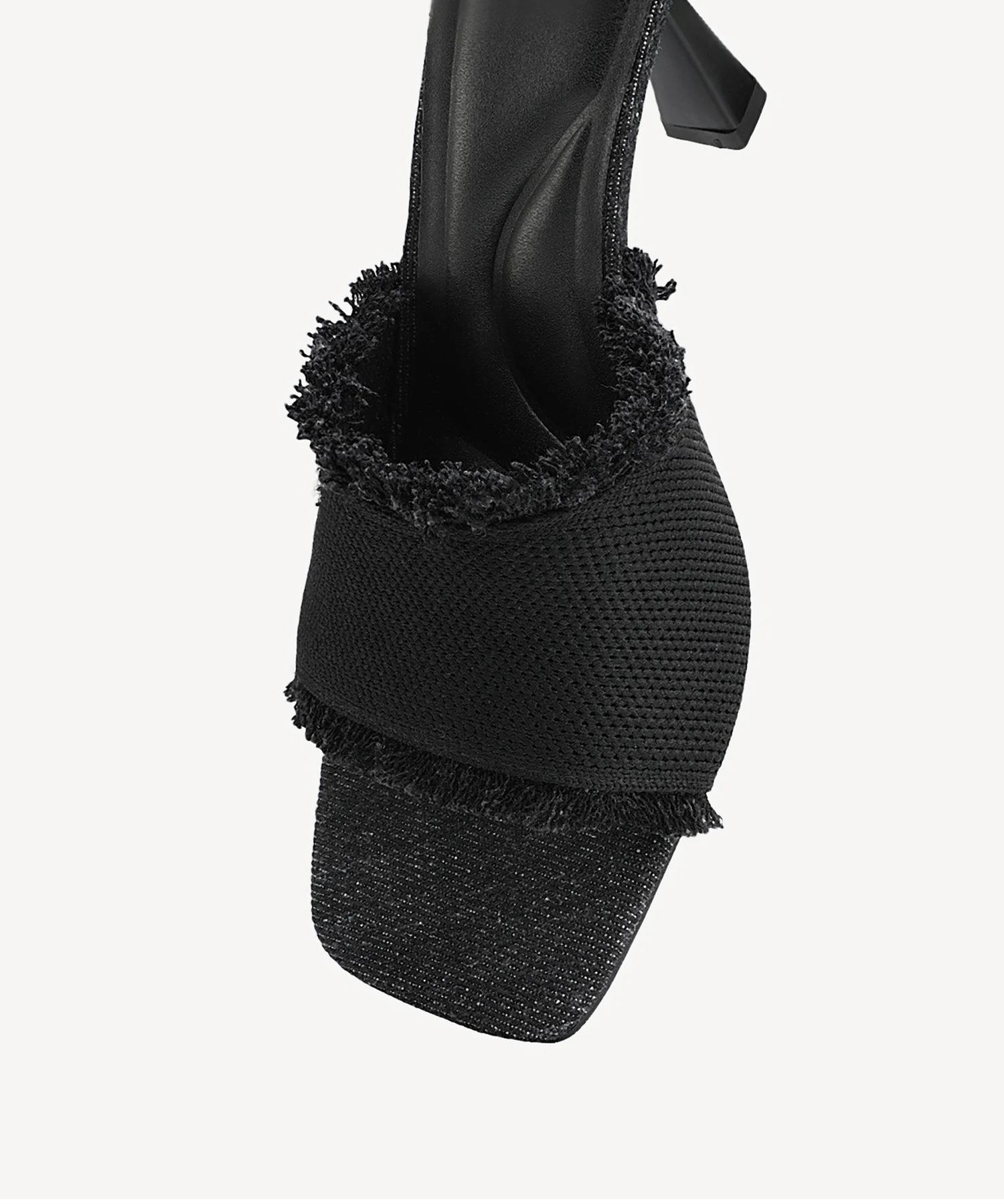 DenimCasual Square Toe Stiletto Sandal - Image 10