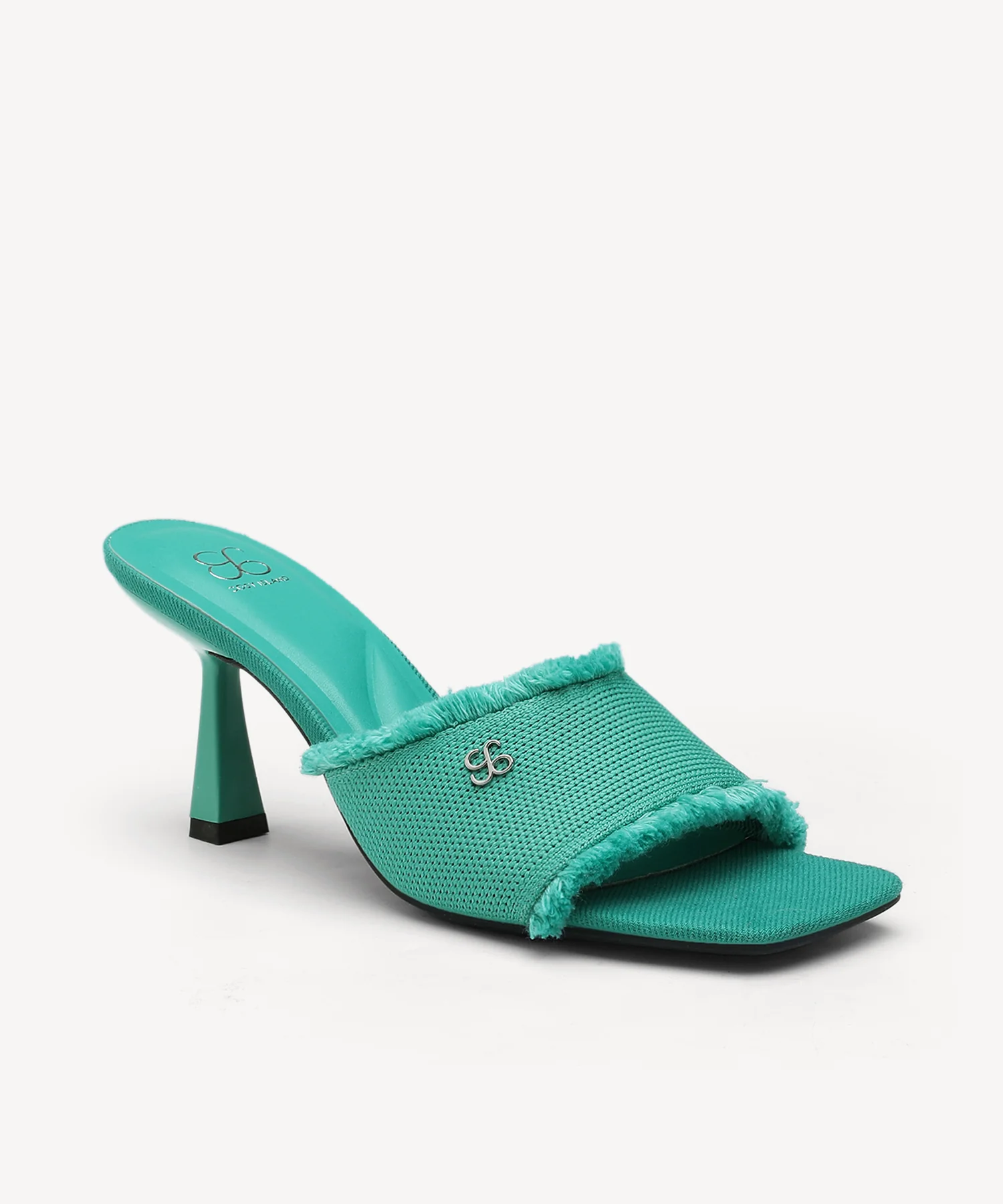 DenimCasual Square Toe Stiletto Sandal - Image 13