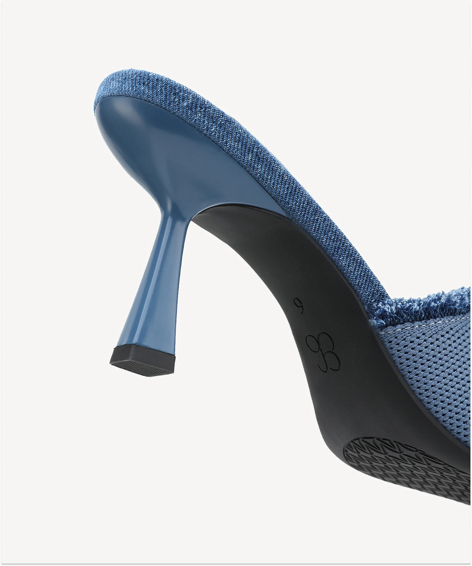 DenimCasual Square Toe Stiletto Sandal - Image 5