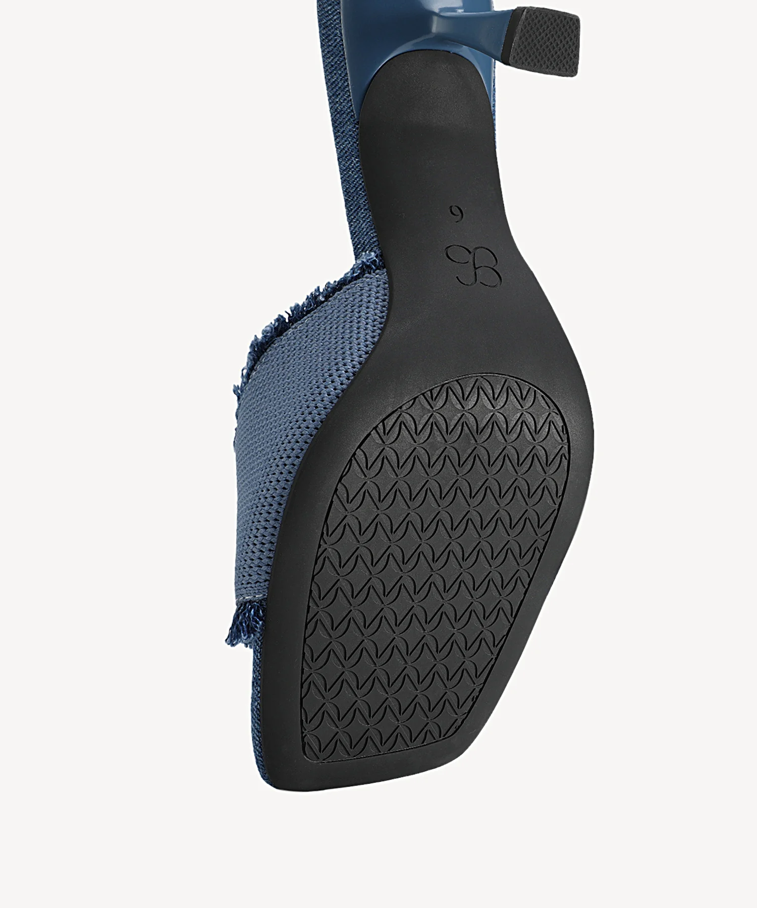 DenimCasual Square Toe Stiletto Sandal - Image 6