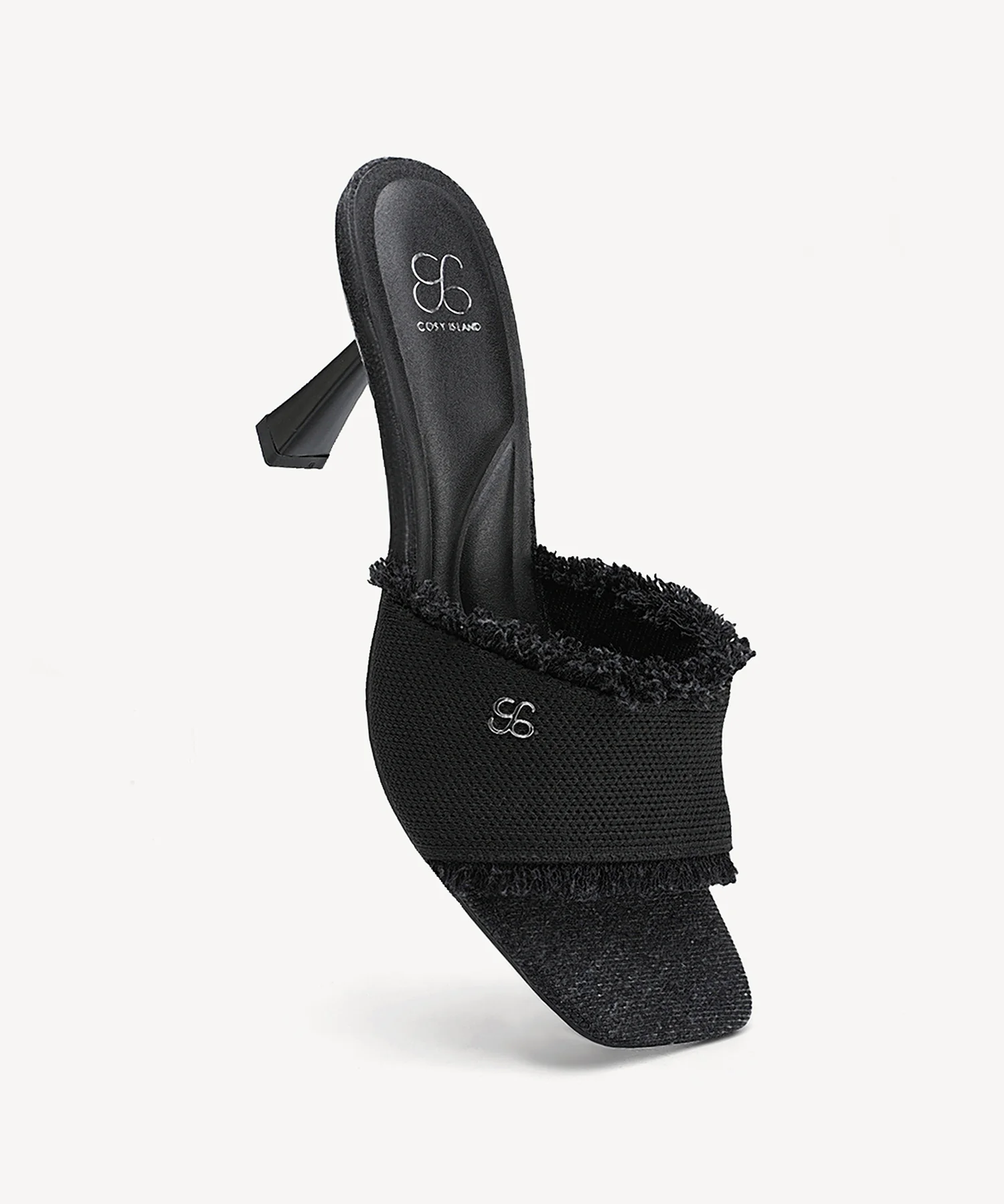 DenimCasual Square Toe Stiletto Sandal - Image 9