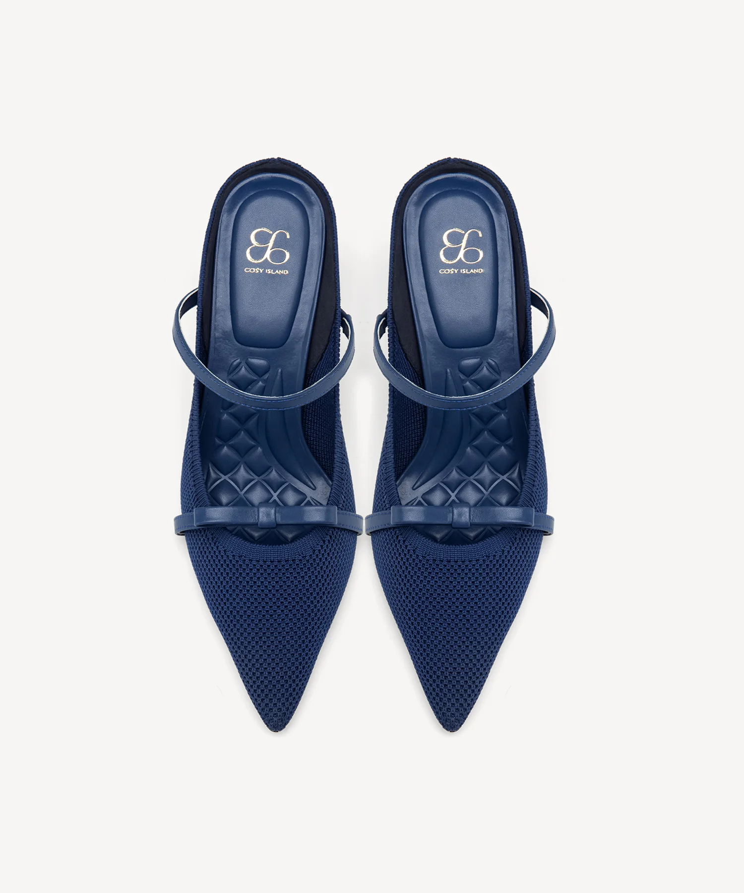 Elegant Bow Pointed Toe Heeled Mule - Image 12