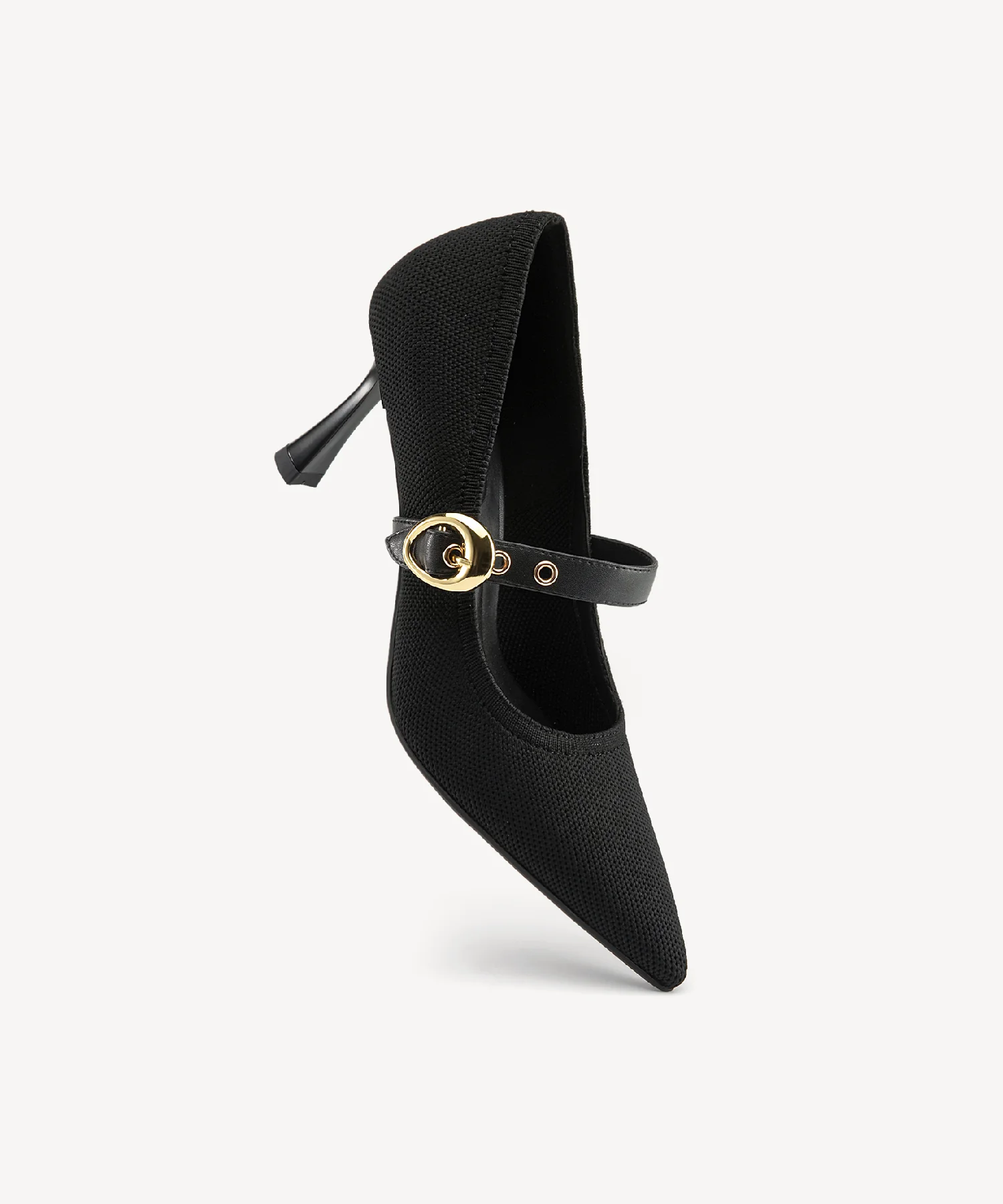 EternalPace Removable Strap Pointed Toe Heeled Pump - Image 9