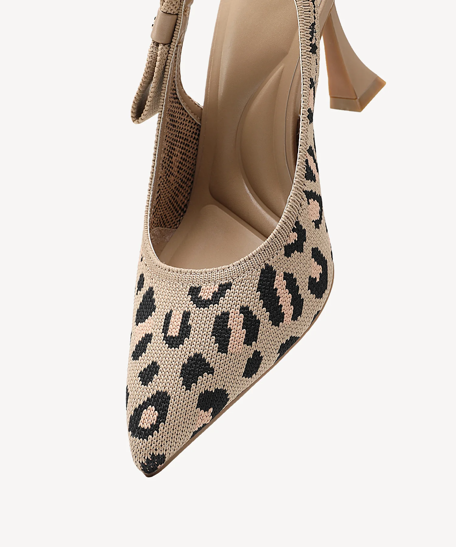 EverLush Bowknot Pointed Toe Heeled Slingback - Image 42