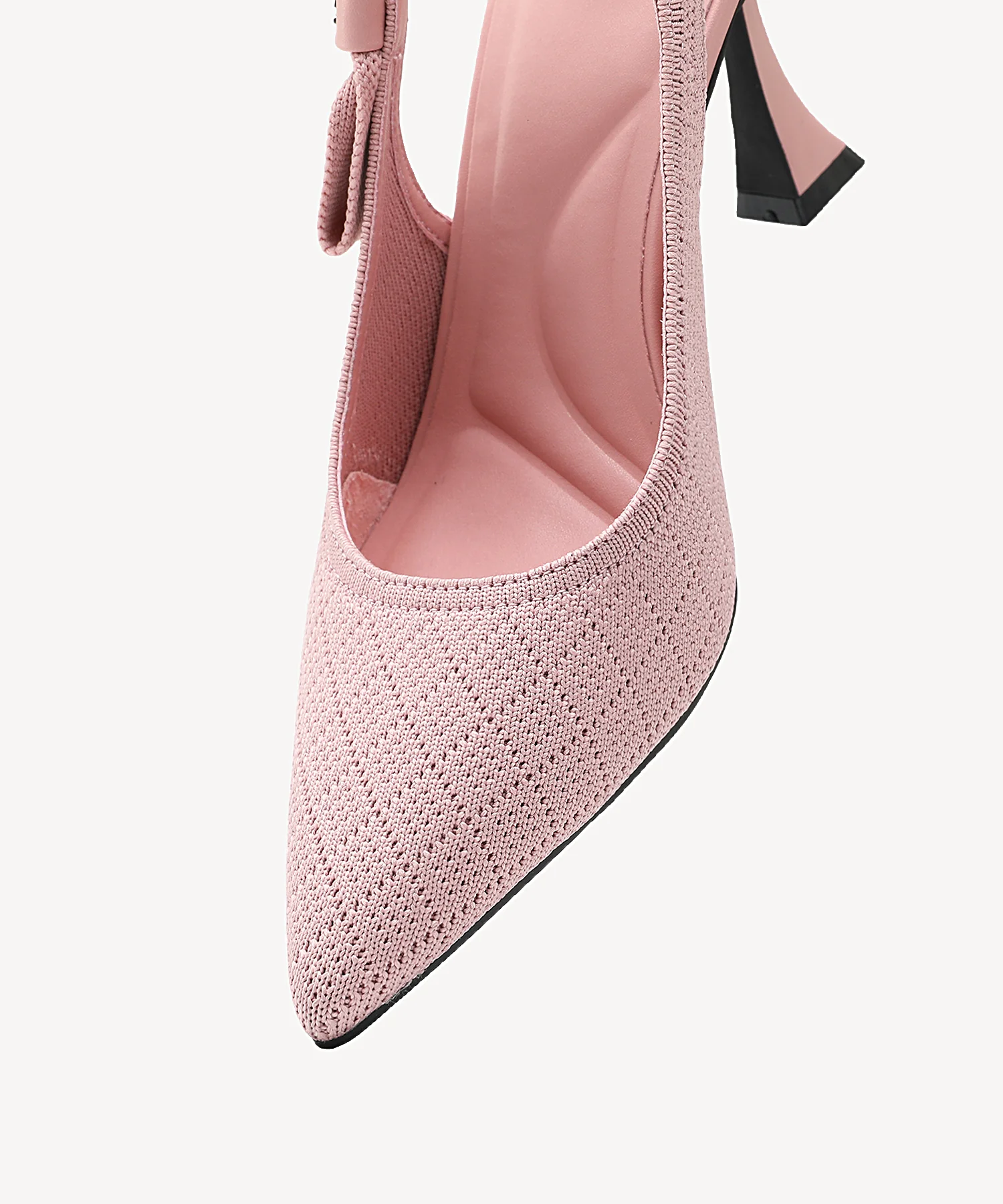 EverLush Bowknot Pointed Toe Heeled Slingback - Image 12