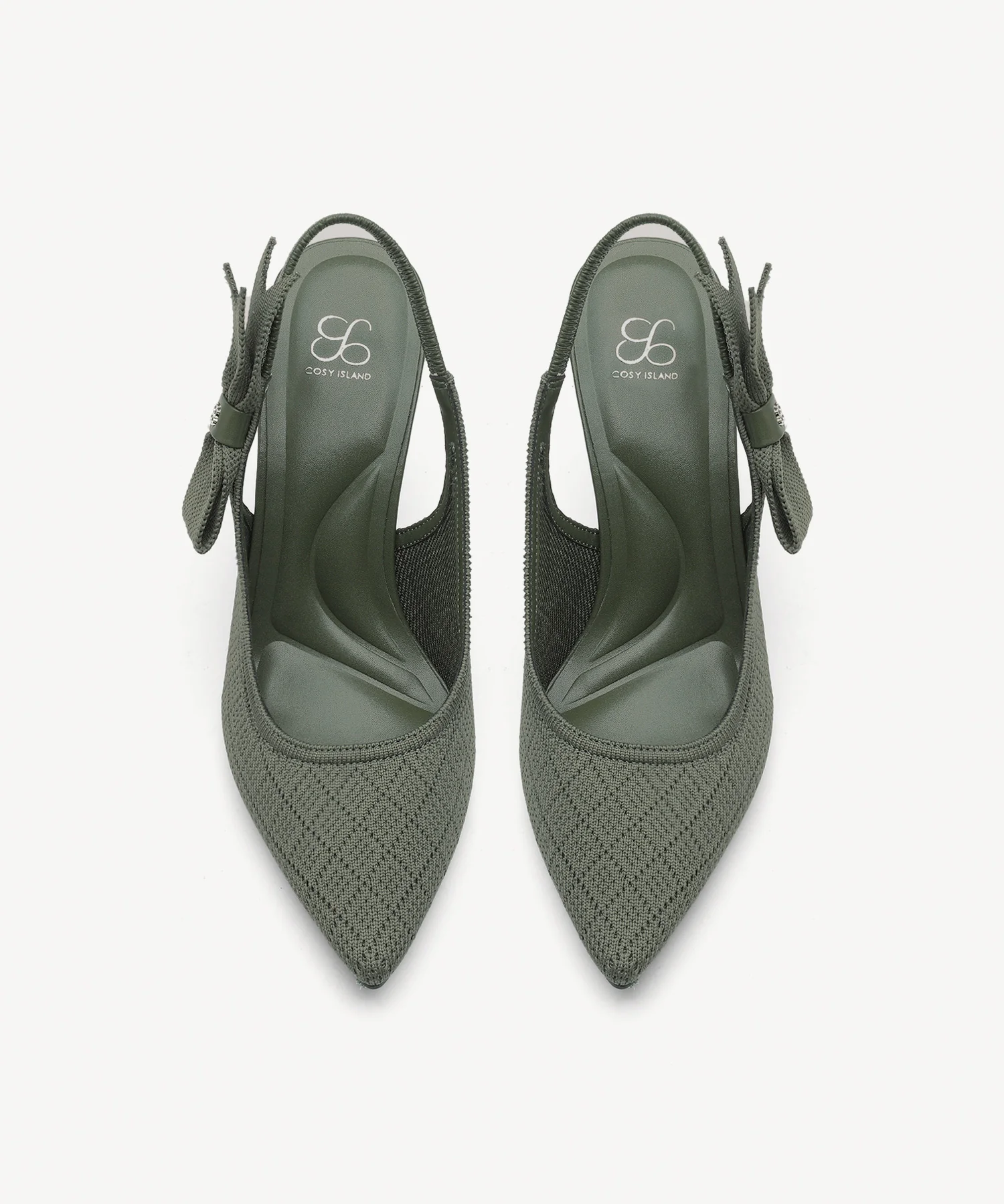 EverLush Bowknot Pointed Toe Heeled Slingback - Image 53