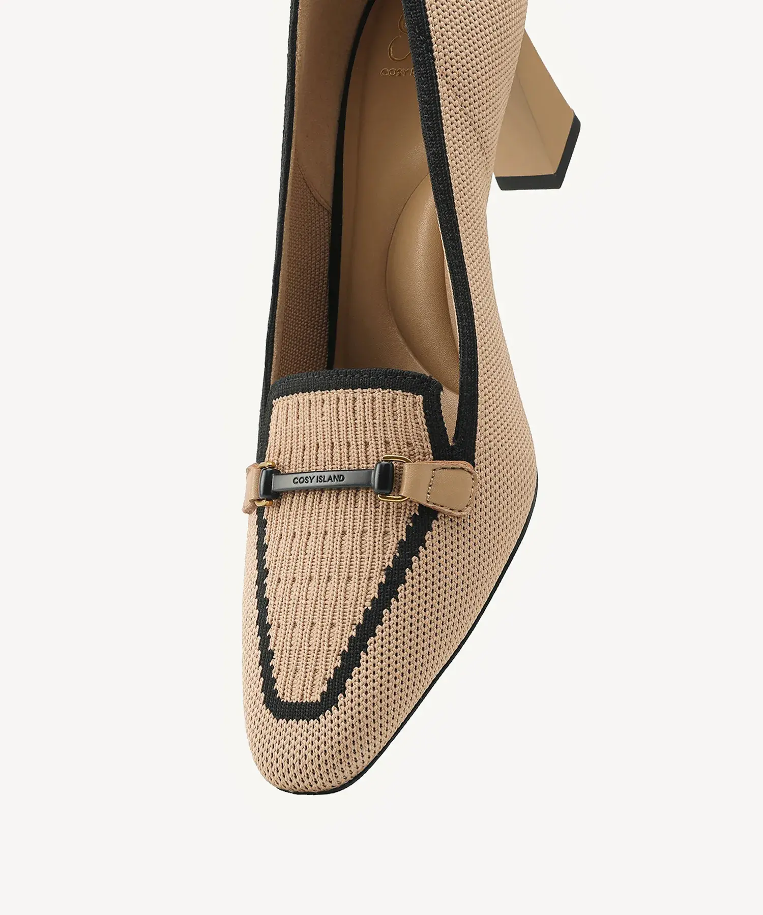 Everyday Square Toe Block Heeled Loafer - Image 4