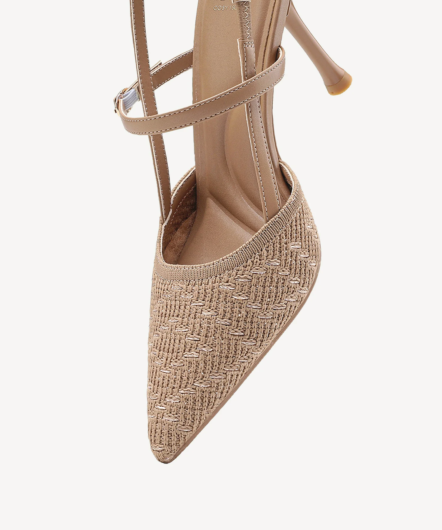 GlimmerLine Pointed Toe Stiletto Heeled Slingback - Image 10