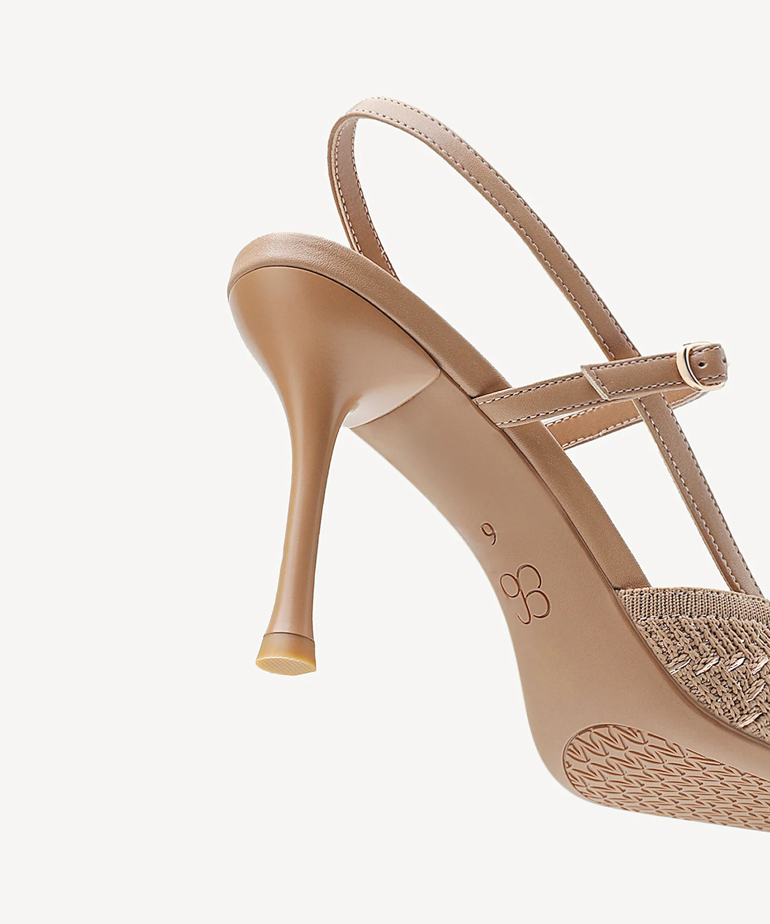 GlimmerLine Pointed Toe Stiletto Heeled Slingback - Image 11