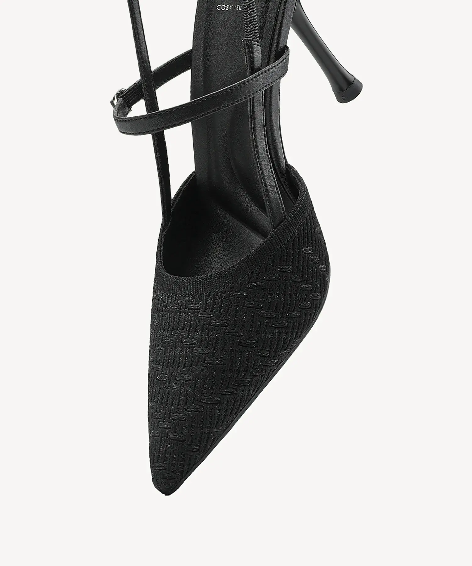 GlimmerLine Pointed Toe Stiletto Heeled Slingback - Image 16