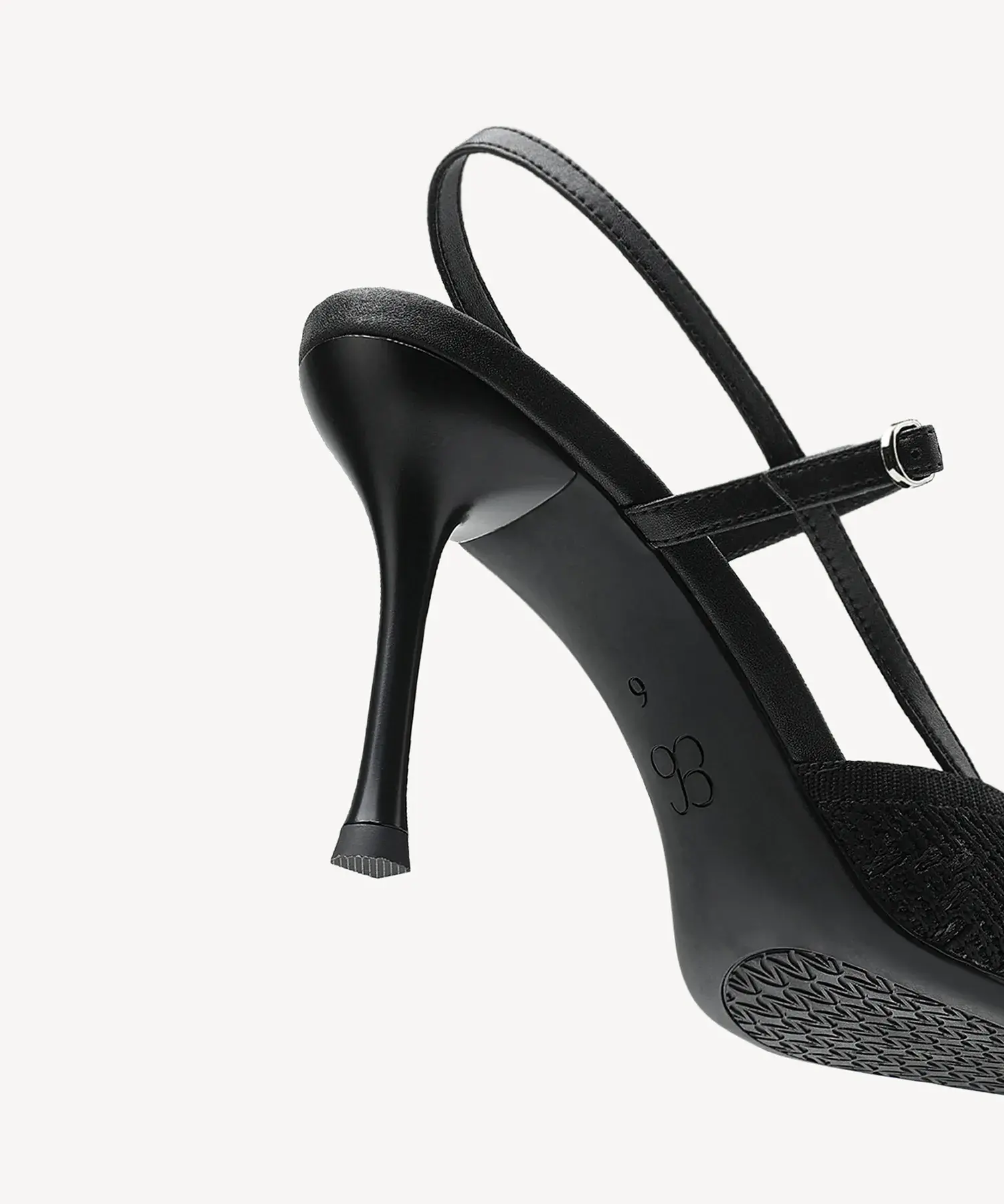 GlimmerLine Pointed Toe Stiletto Heeled Slingback - Image 17