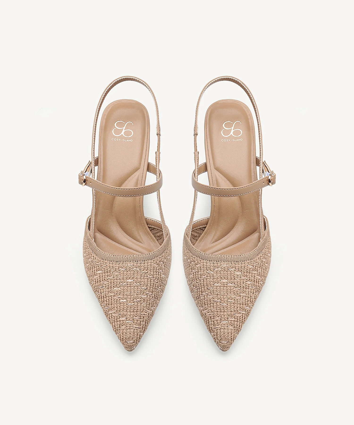 GlimmerLine Pointed Toe Stiletto Heeled Slingback - Image 8