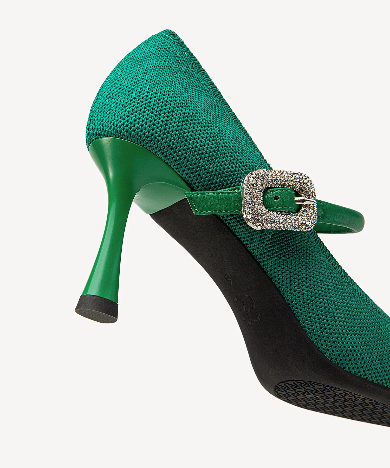 EternalPace Shimmer Buckle Pointed Toe Heeled Pump - Image 5