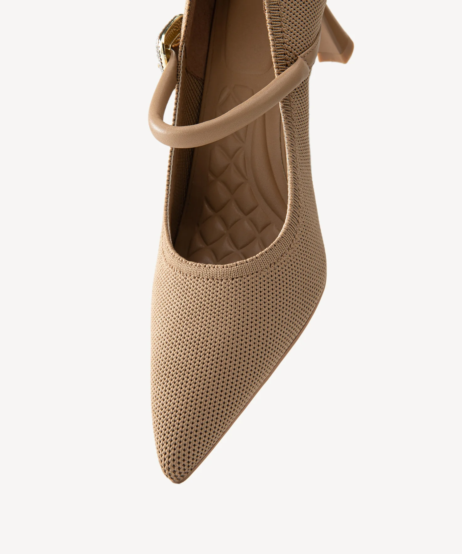 EternalPace Shimmer Buckle Pointed Toe Heeled Pump - Image 14