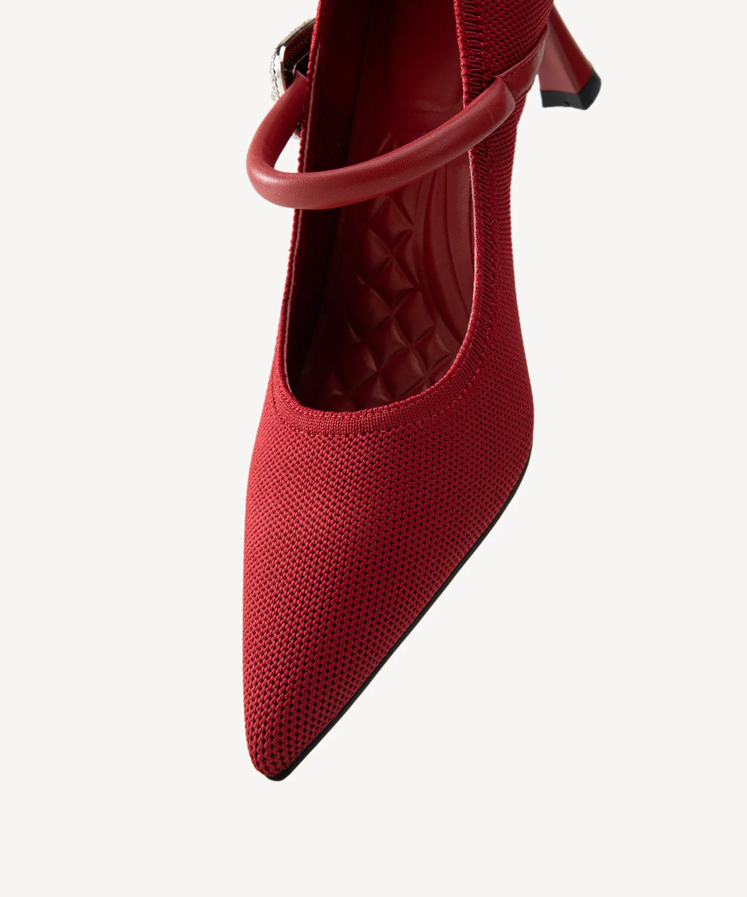 EternalPace Shimmer Buckle Pointed Toe Heeled Pump - Image 19