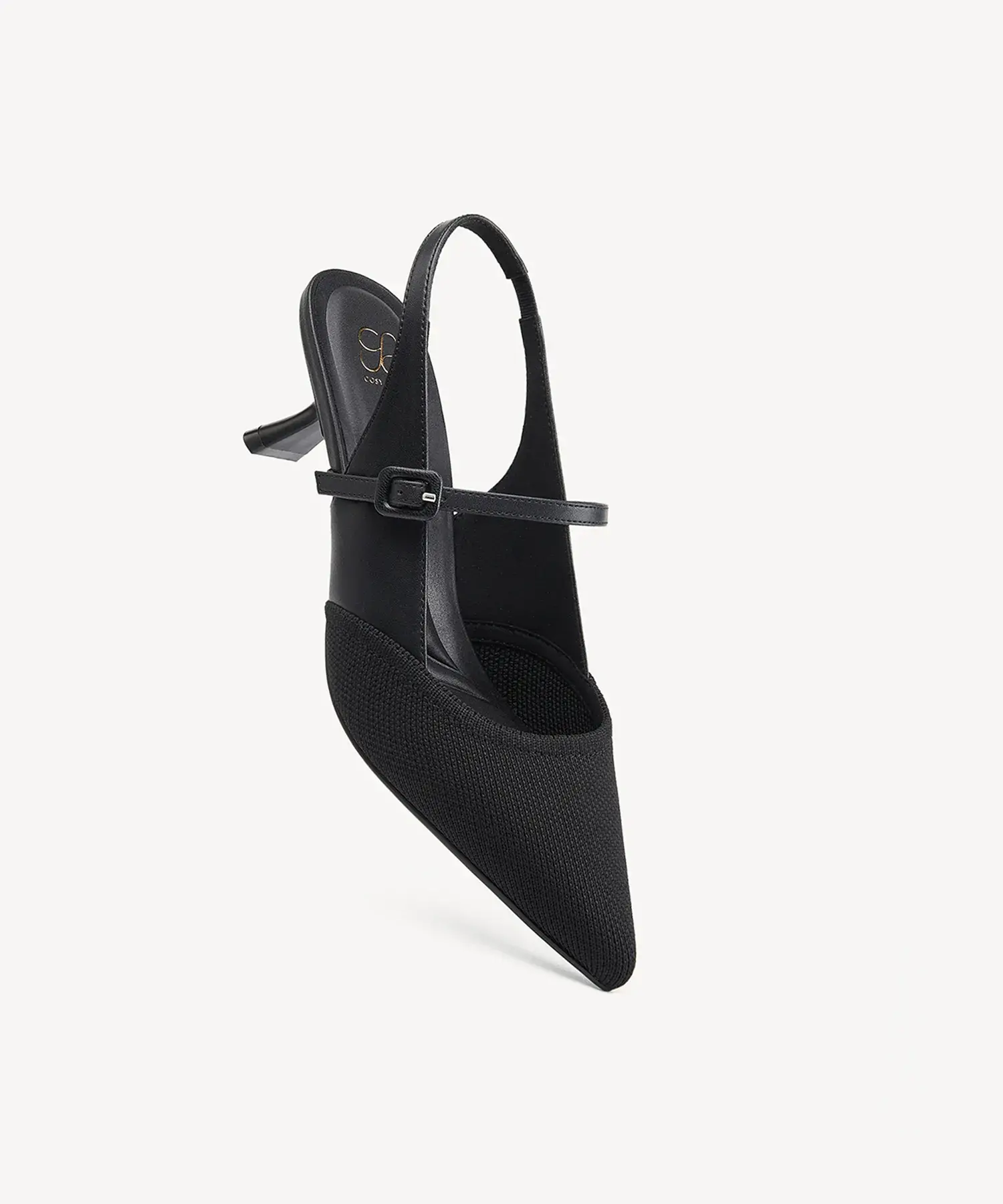 StrikeStep Elegant Stiletto Heeled Slingback - Low Heeled - Image 15