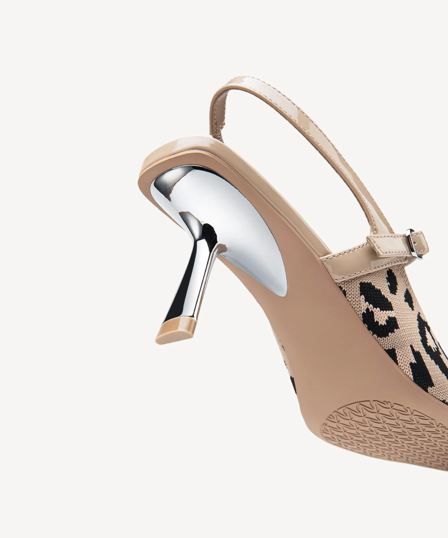 StrikeStep Elegant Stiletto Heeled Slingback - Low Heeled - Image 23