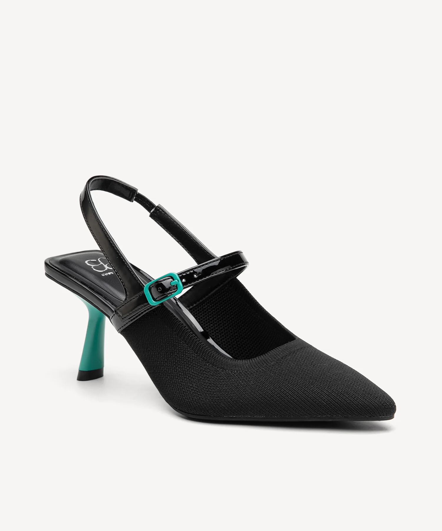 StrikeStep Elegant Stiletto Heeled Slingback - Low Heeled - Image 25