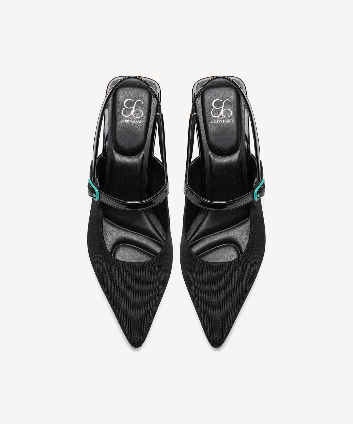 StrikeStep Elegant Stiletto Heeled Slingback - Low Heeled - Image 26