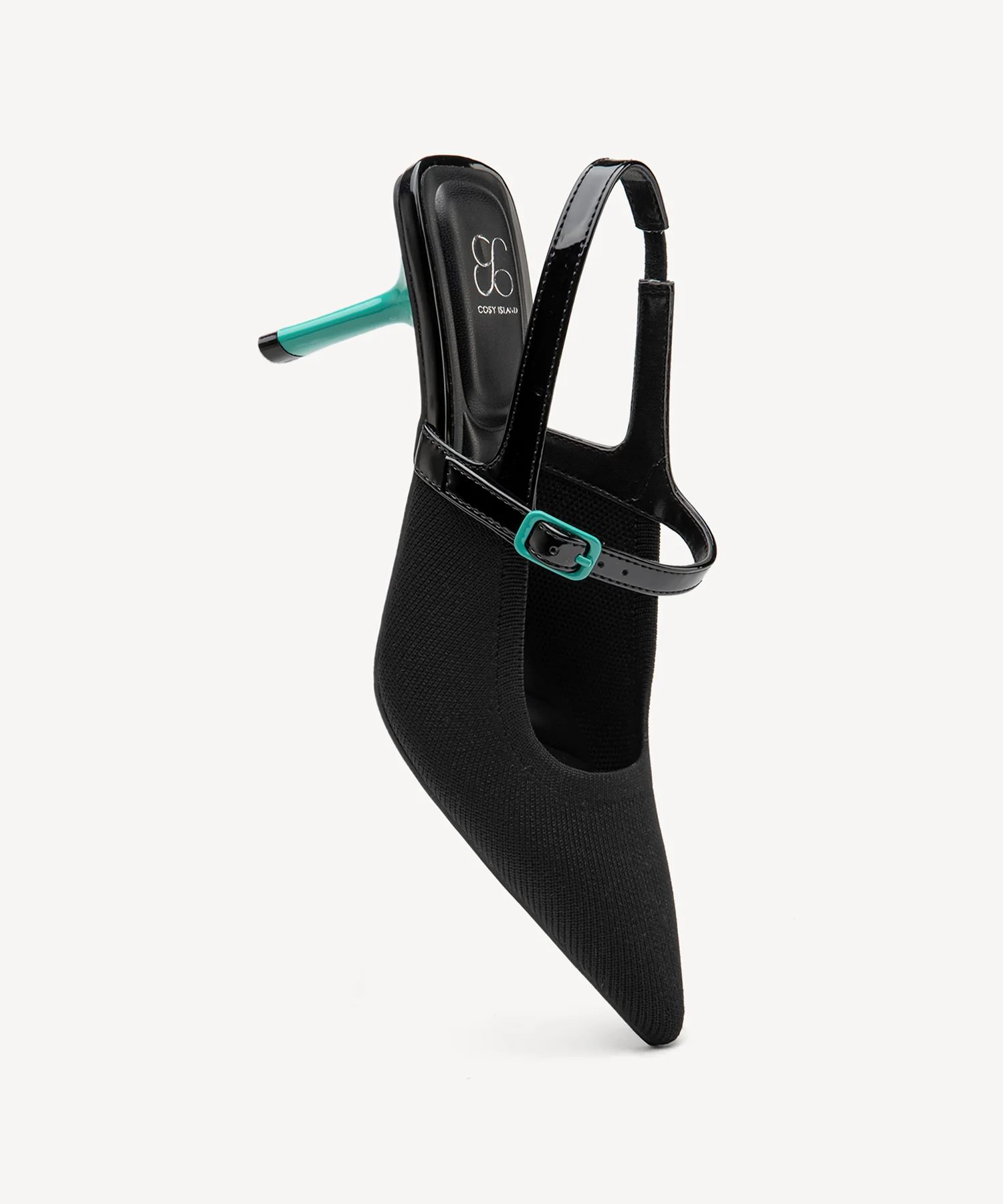 StrikeStep Elegant Stiletto Heeled Slingback - Low Heeled - Image 27