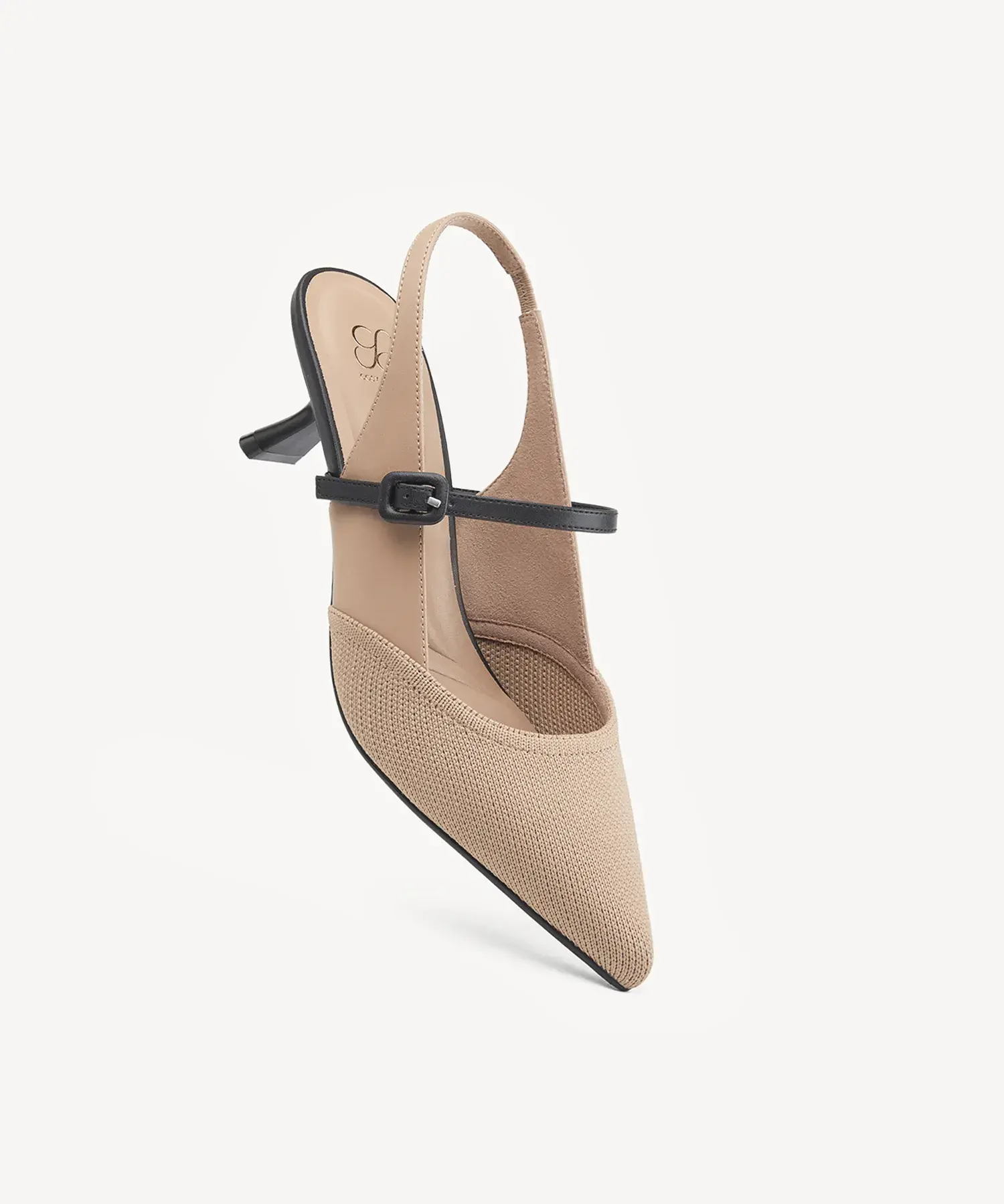 StrikeStep Elegant Stiletto Heeled Slingback - Low Heeled - Image 3