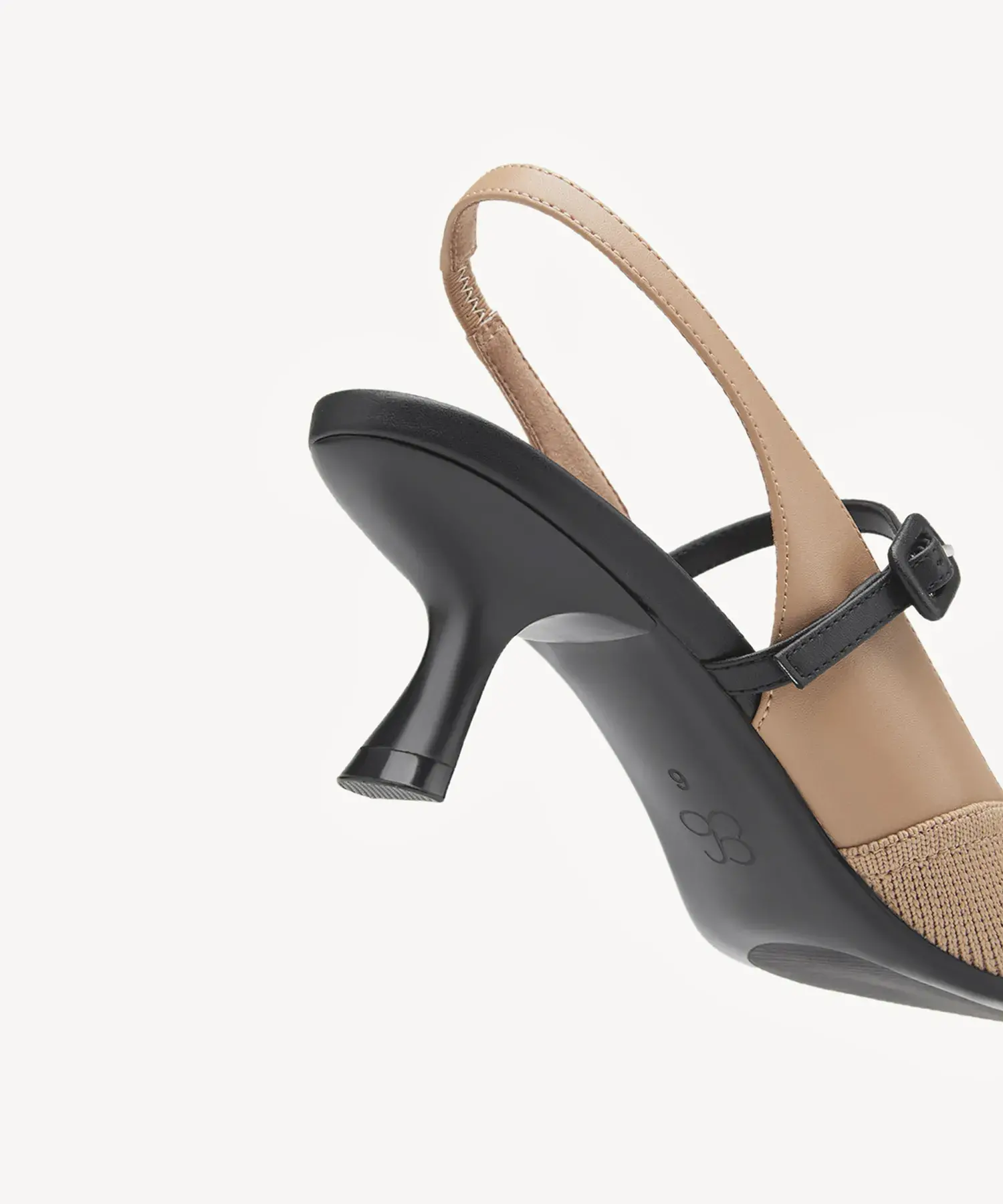 StrikeStep Elegant Stiletto Heeled Slingback - Low Heeled - Image 5