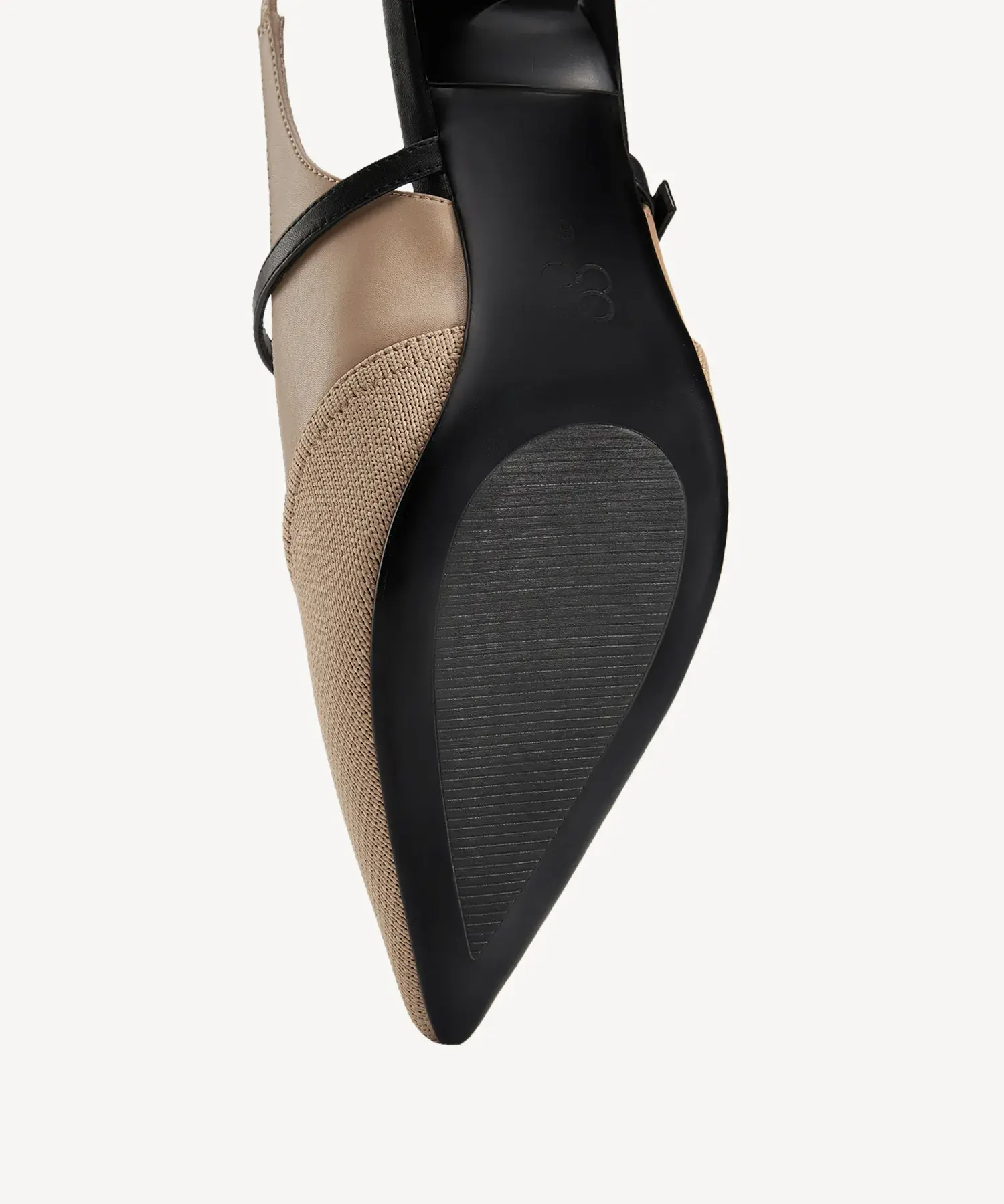 StrikeStep Elegant Stiletto Heeled Slingback - Low Heeled - Image 6