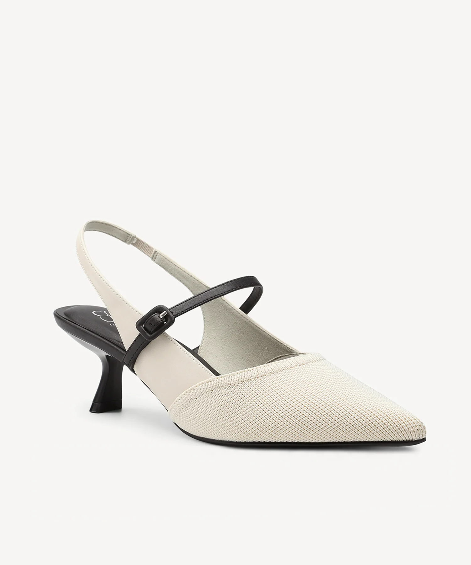 StrikeStep Elegant Stiletto Heeled Slingback - Low Heeled - Image 7