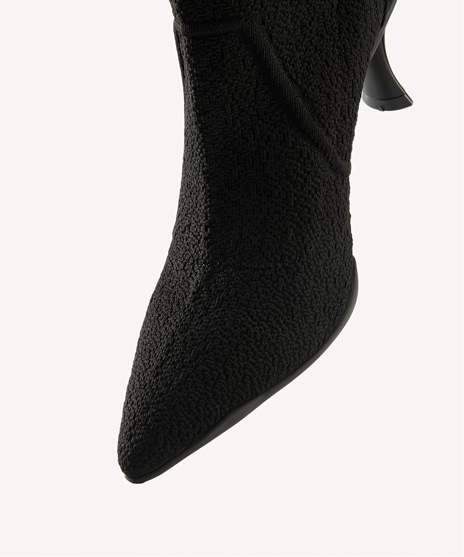 BelleVoyage Minimalist Pointed Toe Heeled Long Boot - Image 4