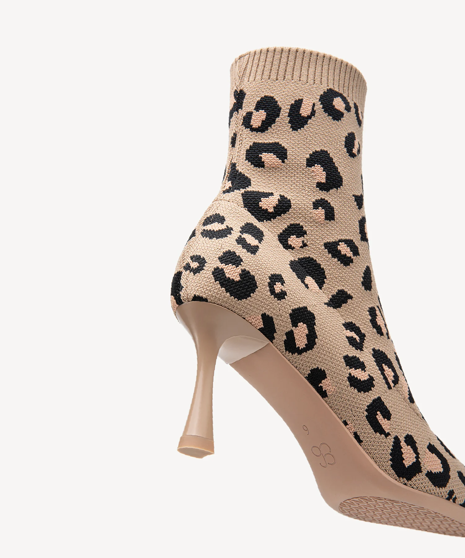 CloudMile Minimalist Pointed Toe Sock Ankle Boot - Image 21