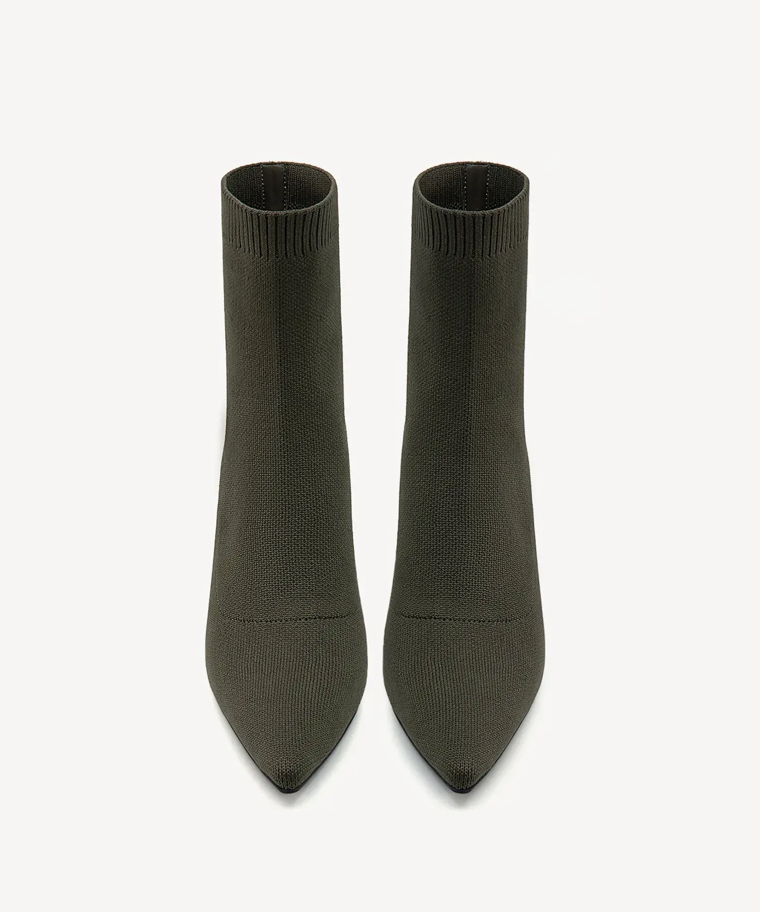 CloudMile Minimalist Pointed Toe Sock Ankle Boot - Image 19