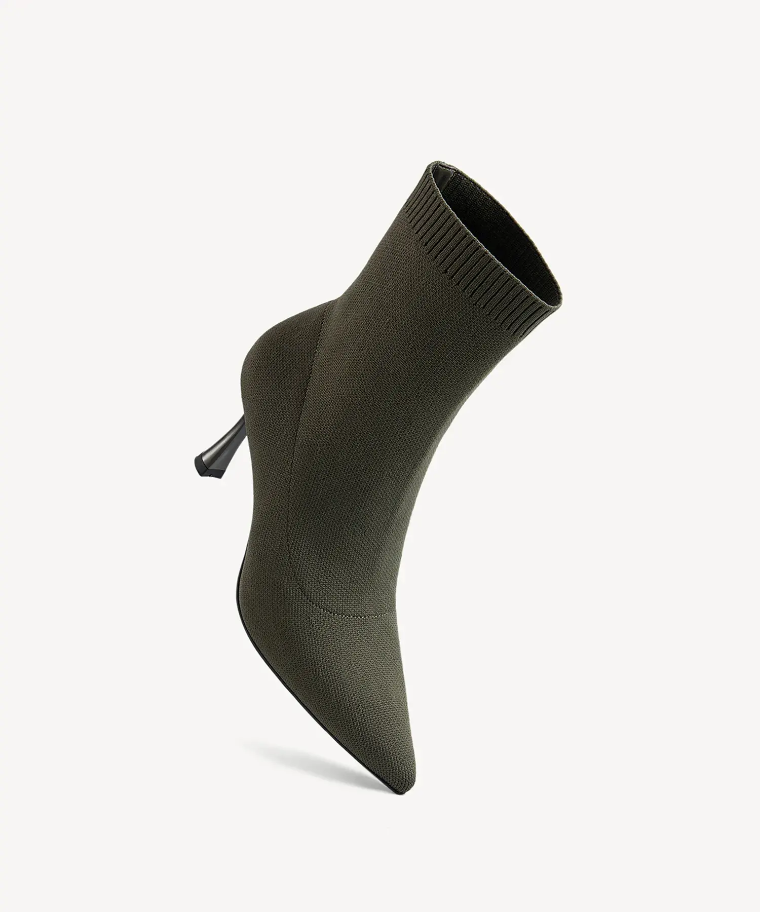 CloudMile Minimalist Pointed Toe Sock Ankle Boot - Image 20