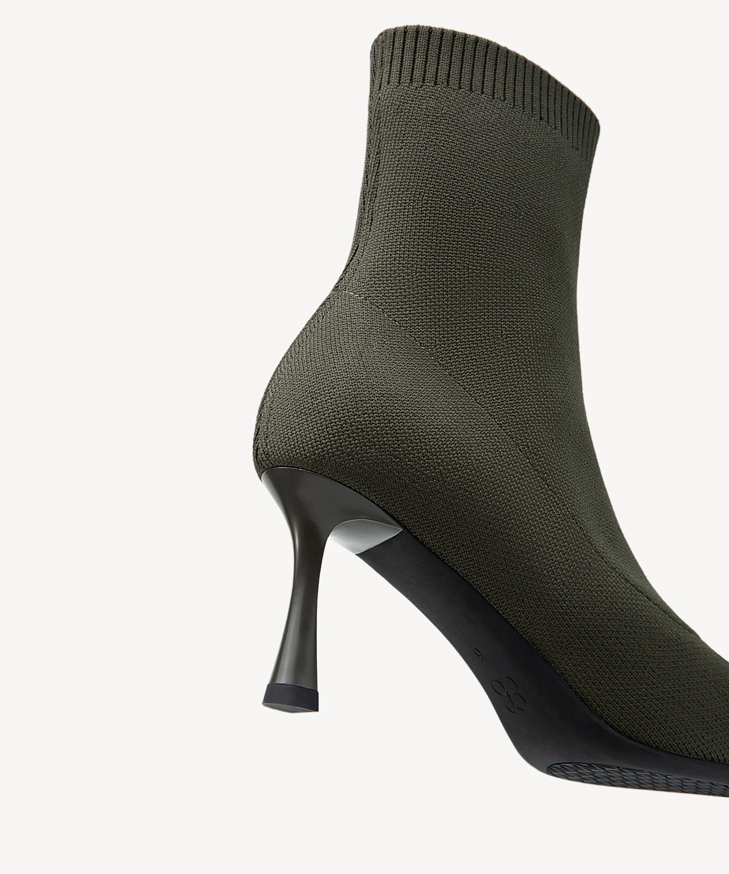 CloudMile Minimalist Pointed Toe Sock Ankle Boot - Image 16