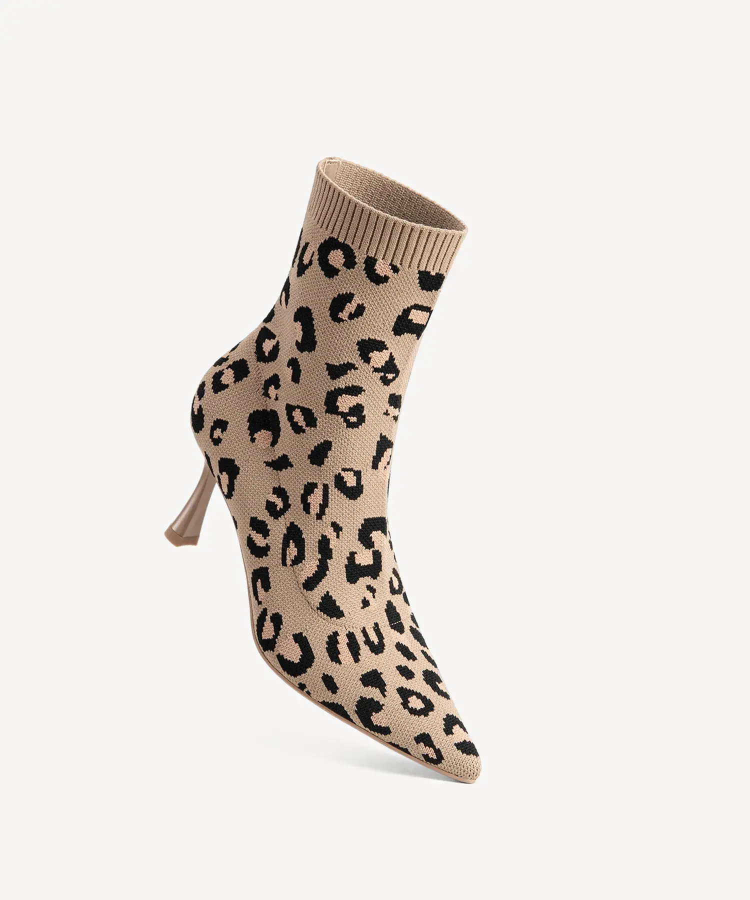 CloudMile Minimalist Pointed Toe Sock Ankle Boot - Image 25