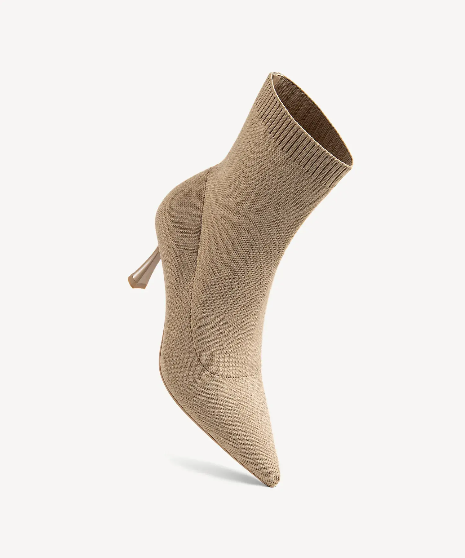 CloudMile Minimalist Pointed Toe Sock Ankle Boot - Image 3