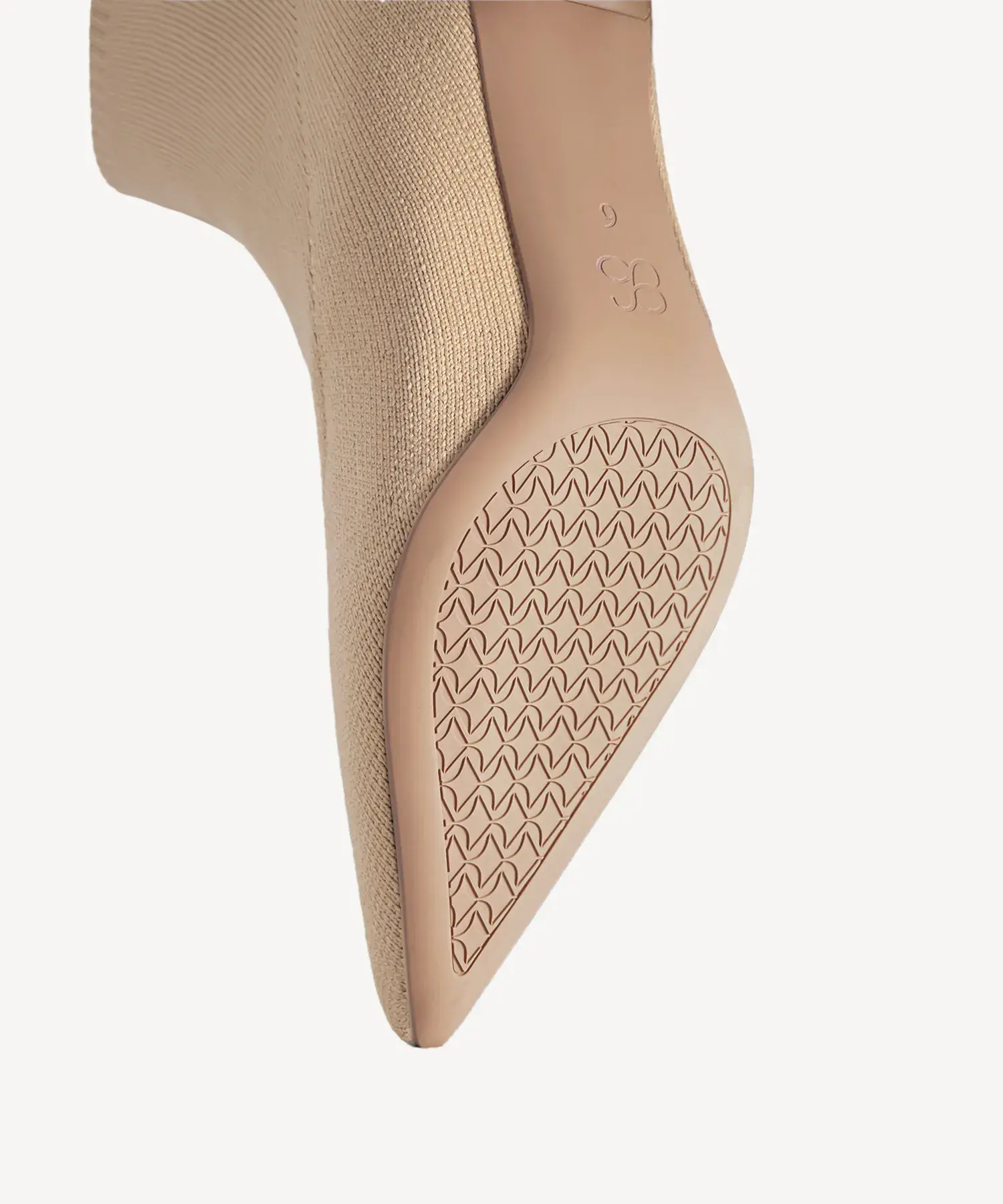 CloudMile Minimalist Pointed Toe Sock Ankle Boot - Image 6