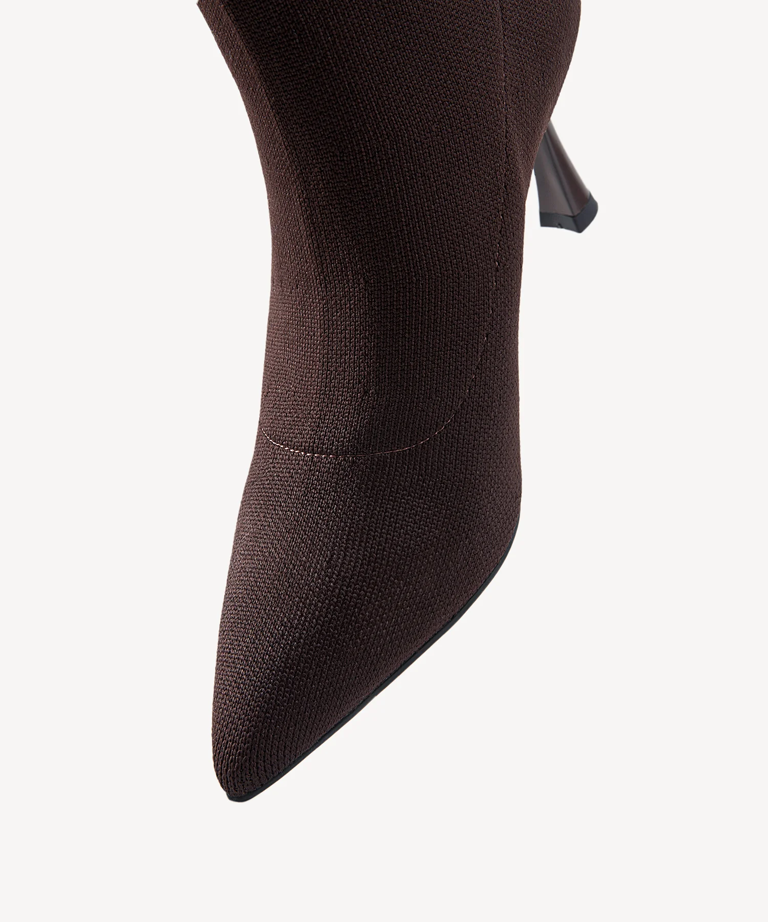 CloudMile Minimalist Pointed Toe Sock Ankle Boot - Image 16