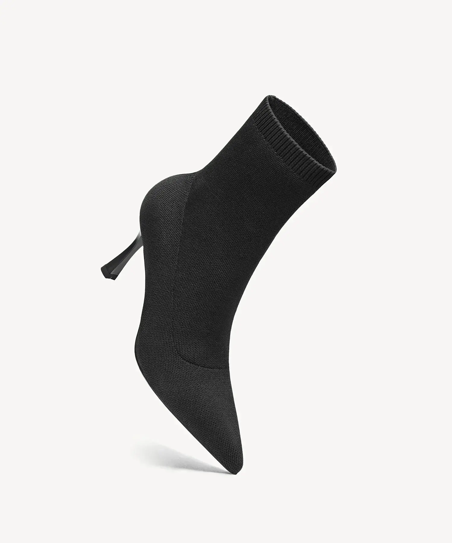 CloudMile Minimalist Pointed Toe Sock Ankle Boot - Image 9