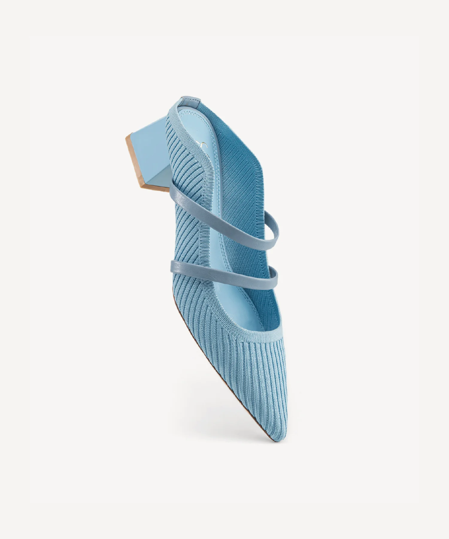 SoftWave Cut Out Block Heeled Mule - Image 3