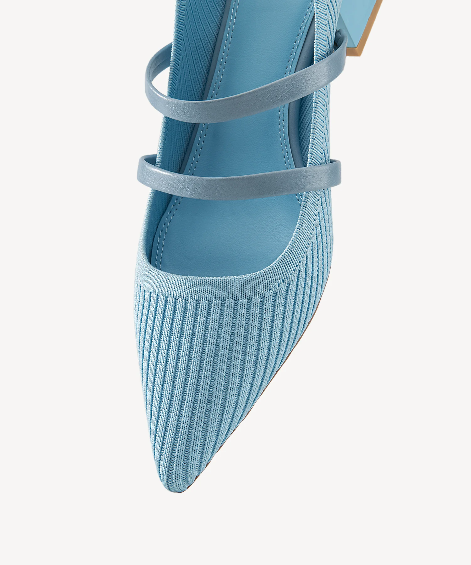 SoftWave Cut Out Block Heeled Mule - Image 4
