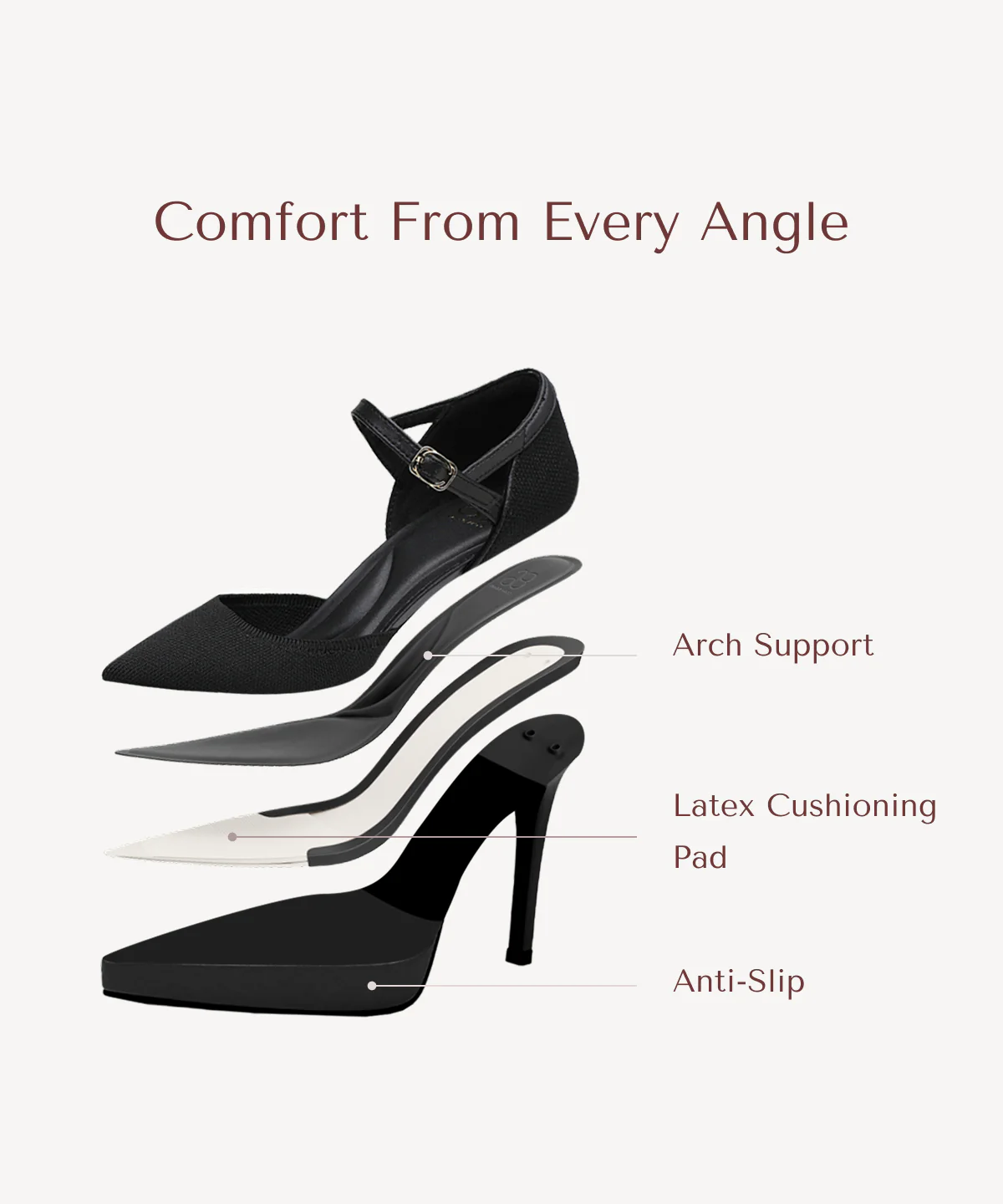 Spotlight Strapped Stiletto Pump - Image 31